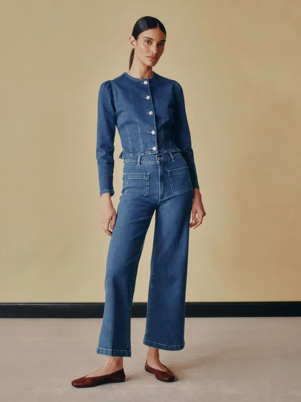 Sculpted Top |  Blue Water sold by DL1961