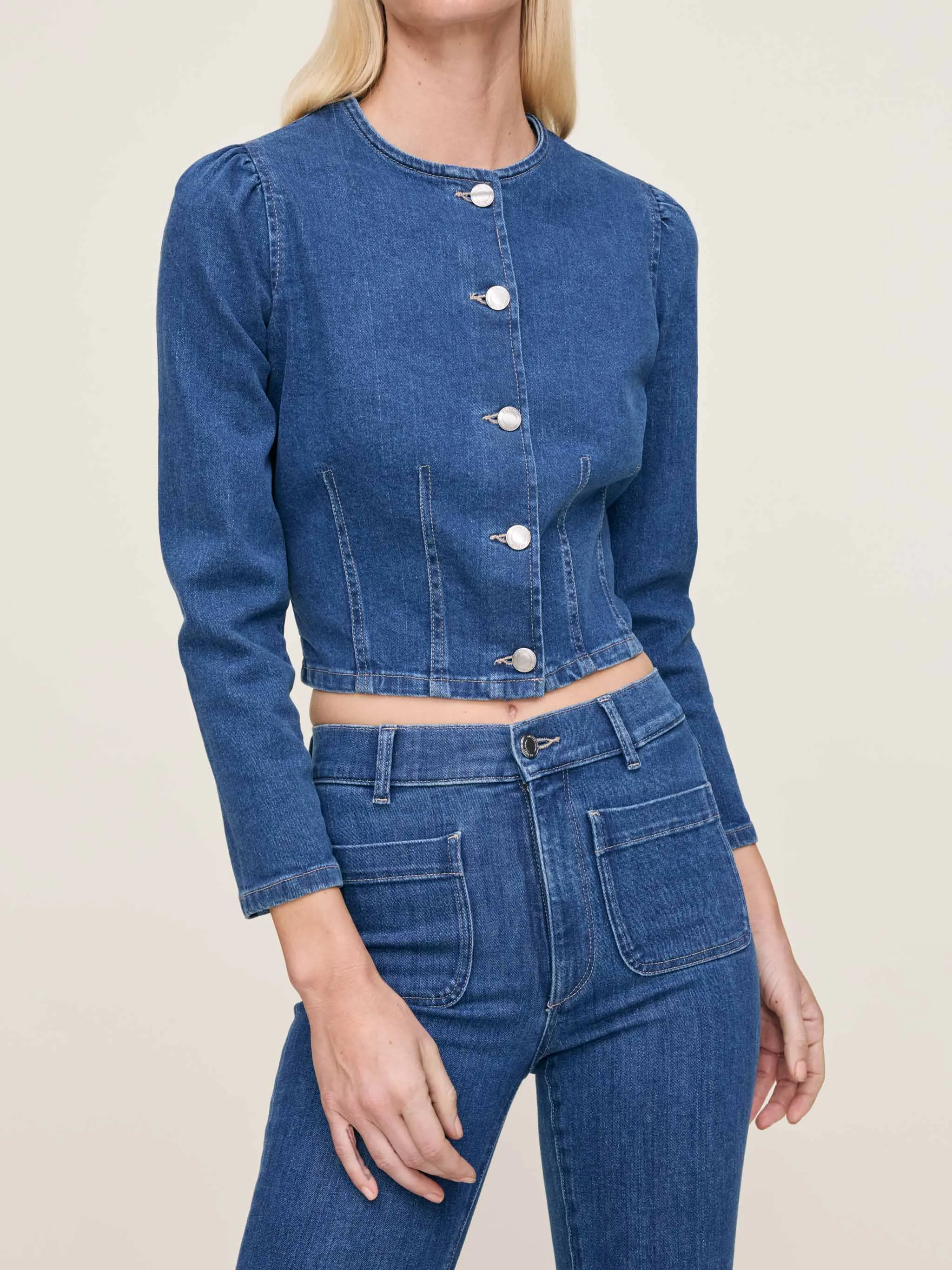 Sculpted Top | Blue Water sold by DL1961 product image thumbnail 2