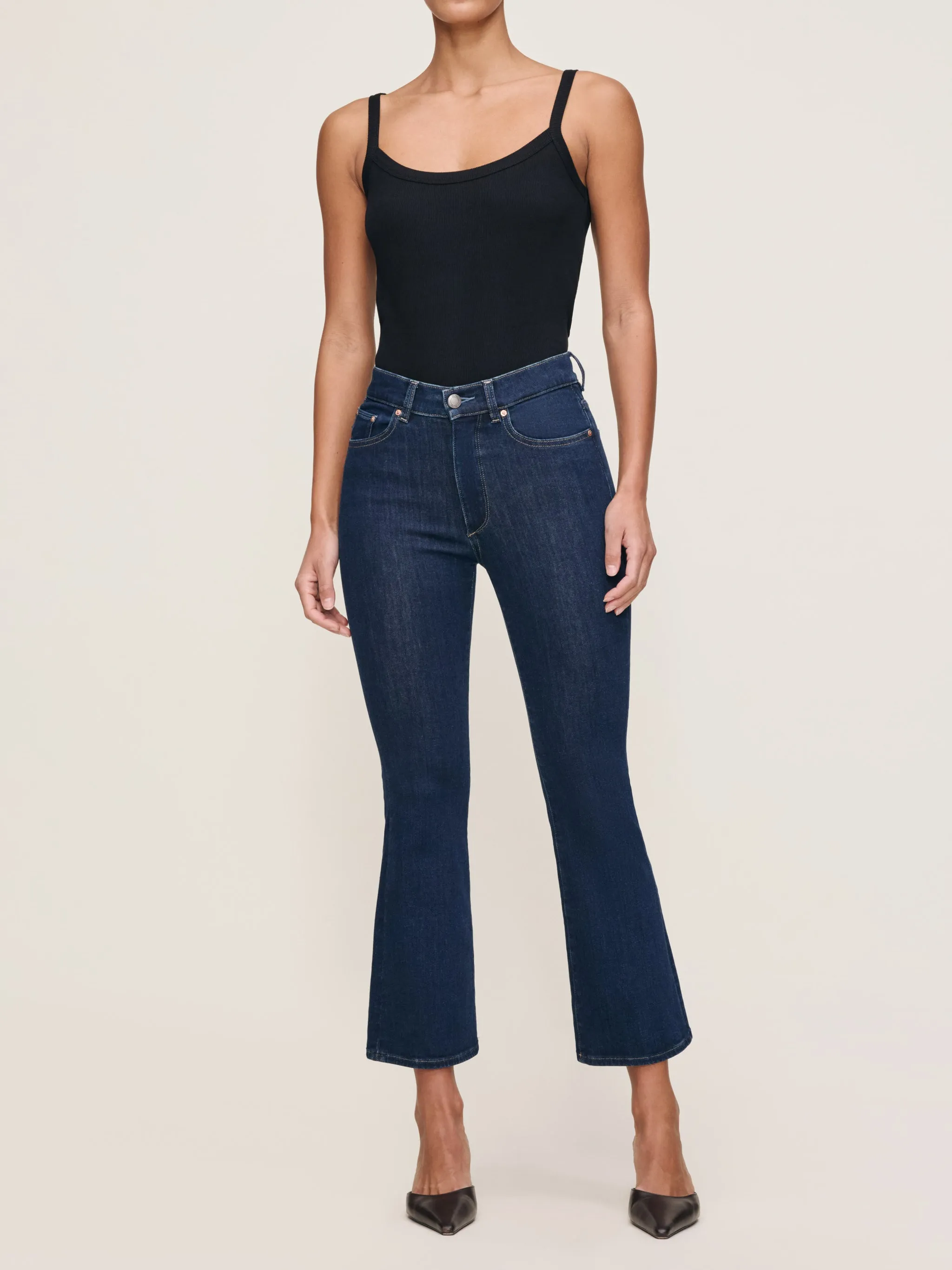 Ribbed Tank | Black sold by DL1961 product image thumbnail 3