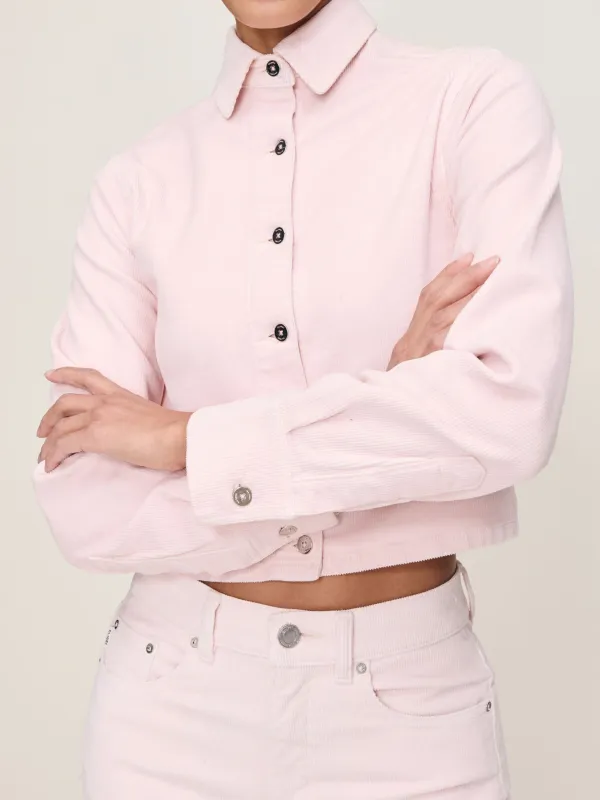 Montauk Shirt Long Sleeve |  Powder Pink sold by DL1961