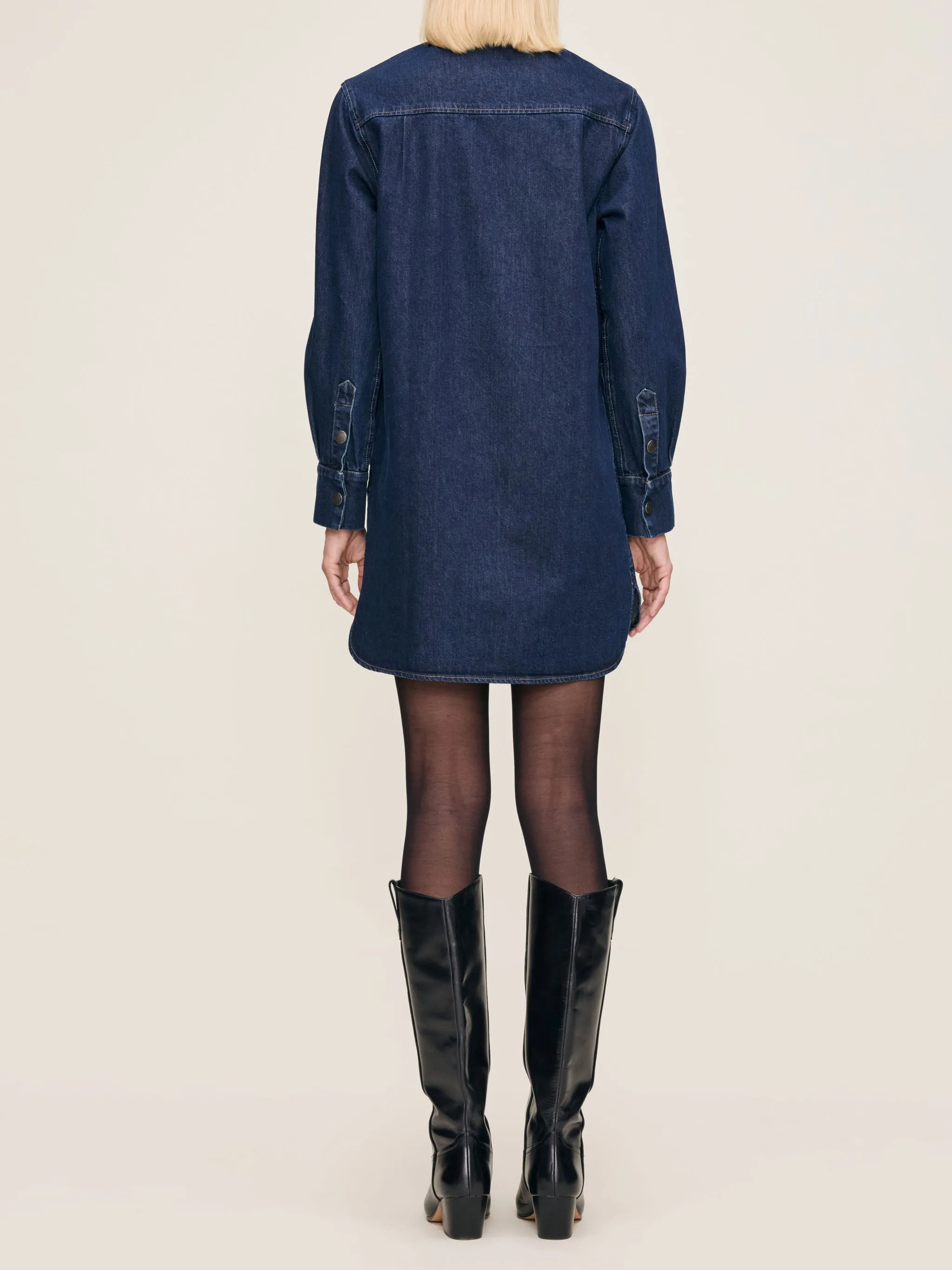 Faye Shirt Dress | Lake House sold by DL1961 product image thumbnail 5