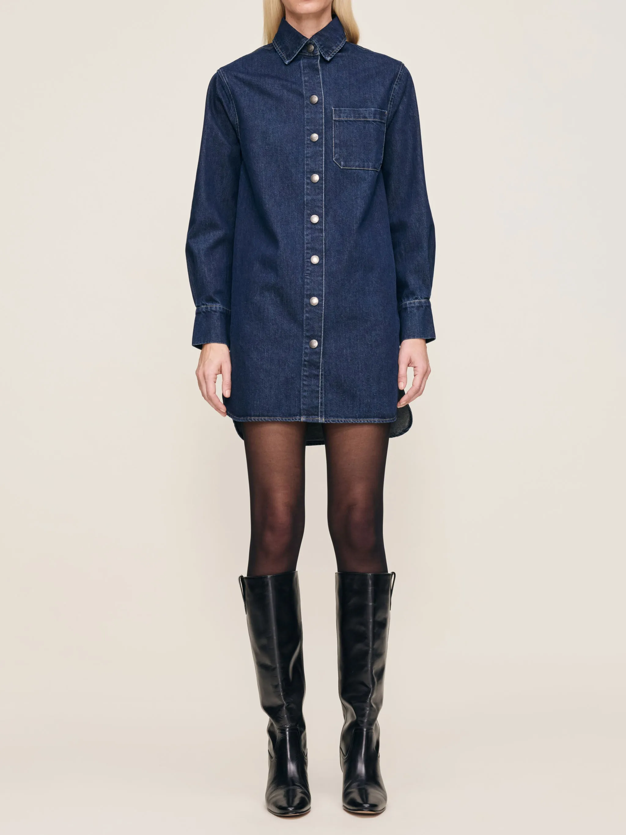 Faye Shirt Dress | Lake House sold by DL1961 product image thumbnail 3