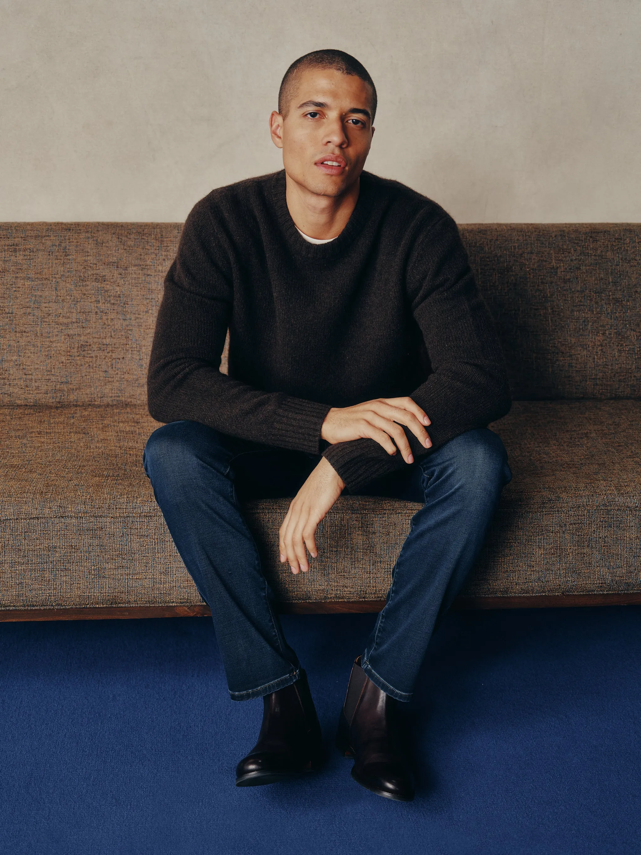 Crewneck Sweater | Umber sold by DL1961