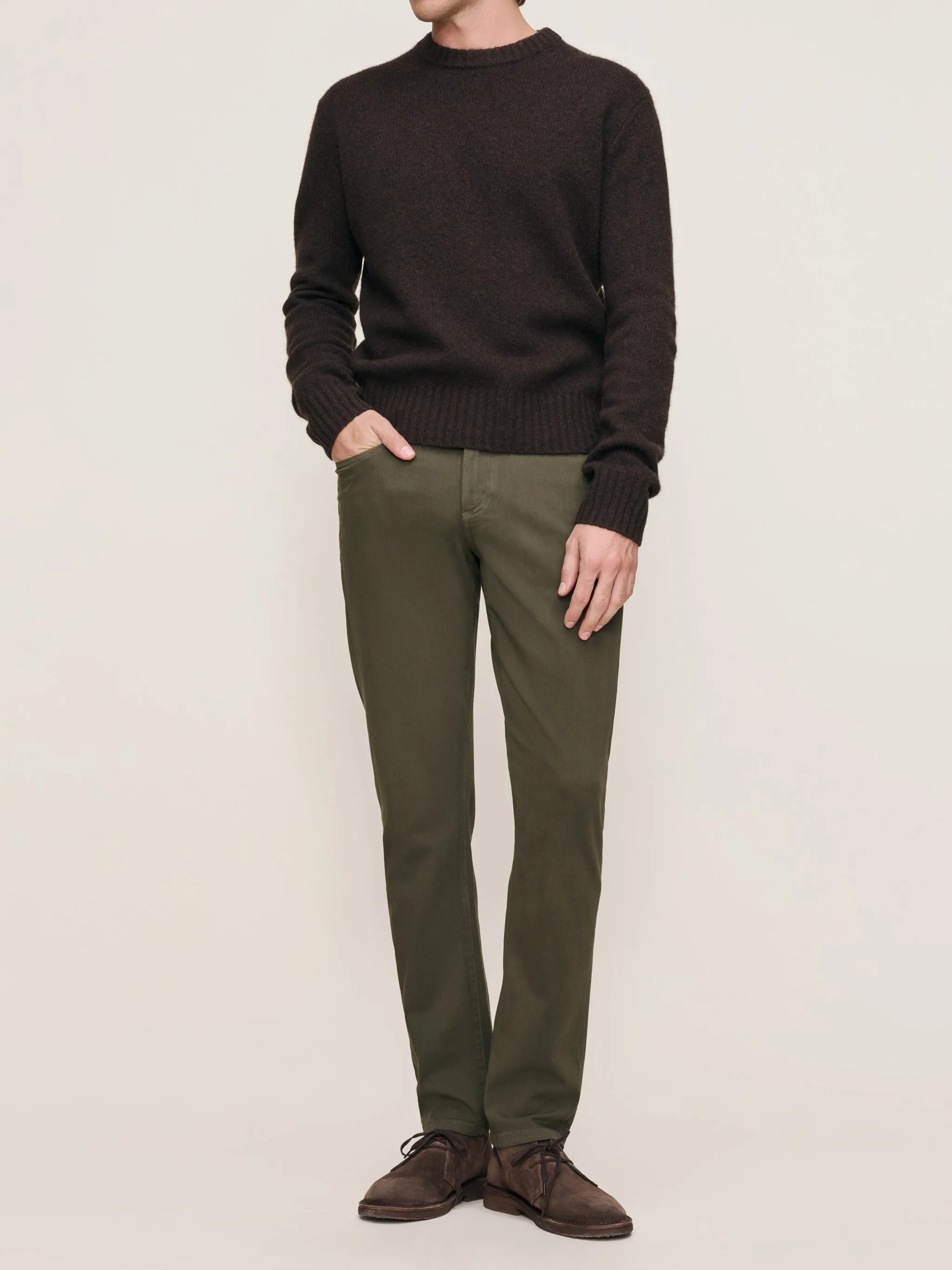 Crewneck Sweater | Umber sold by DL1961 product image thumbnail 4