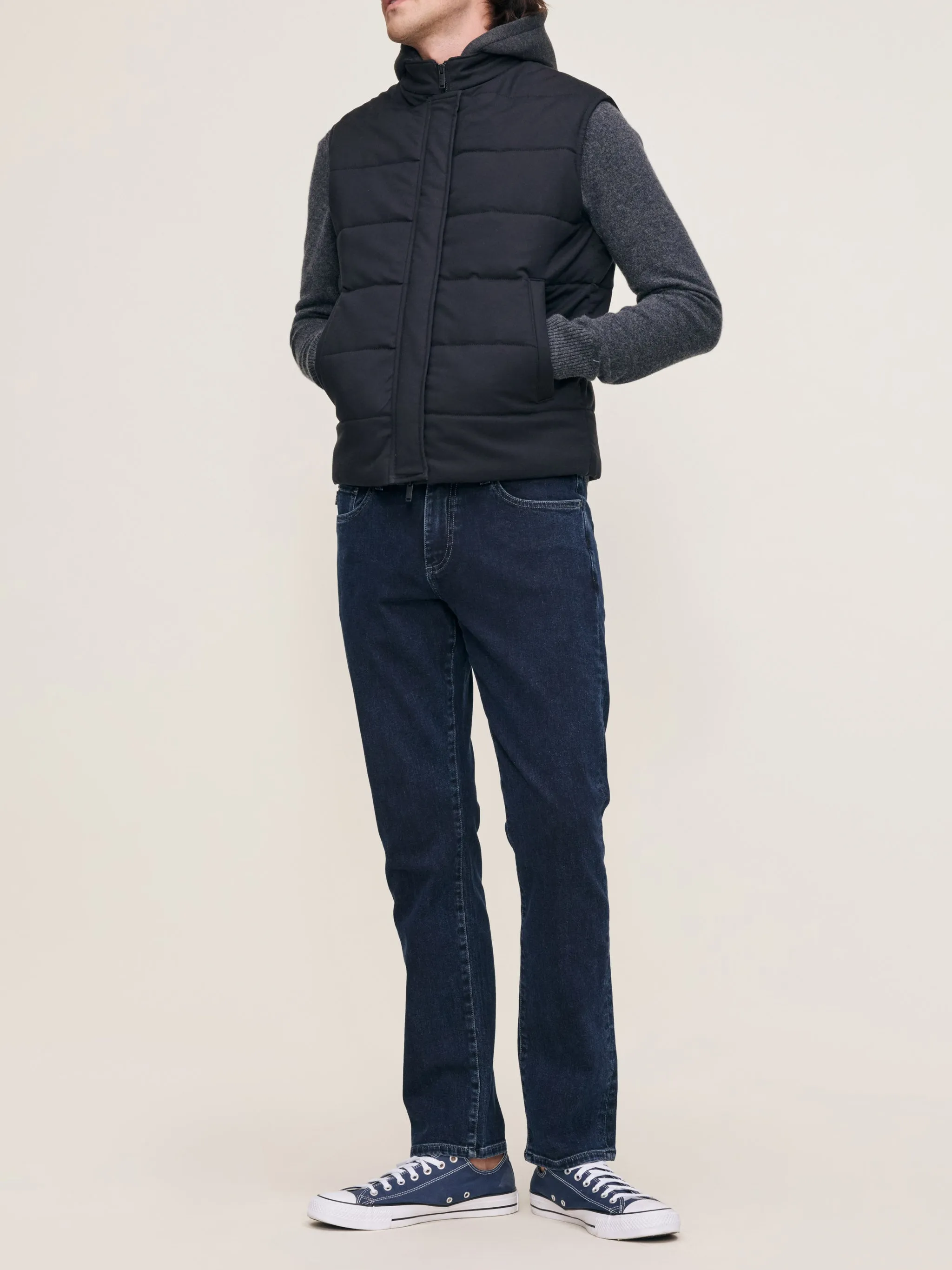 Padded Vest | Black Onyx sold by DL1961 product image thumbnail 3