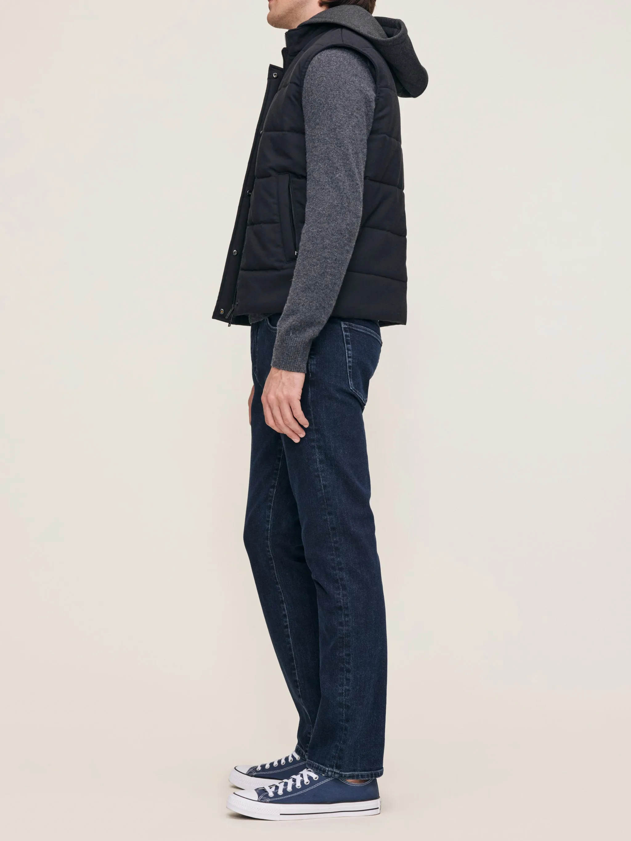 Padded Vest | Black Onyx sold by DL1961 product image thumbnail 4