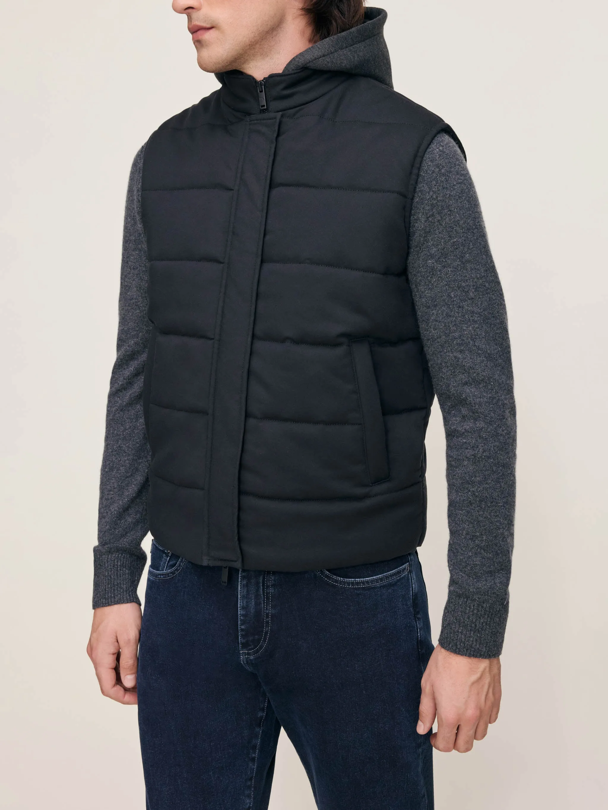 Padded Vest | Black Onyx sold by DL1961 product image thumbnail 2