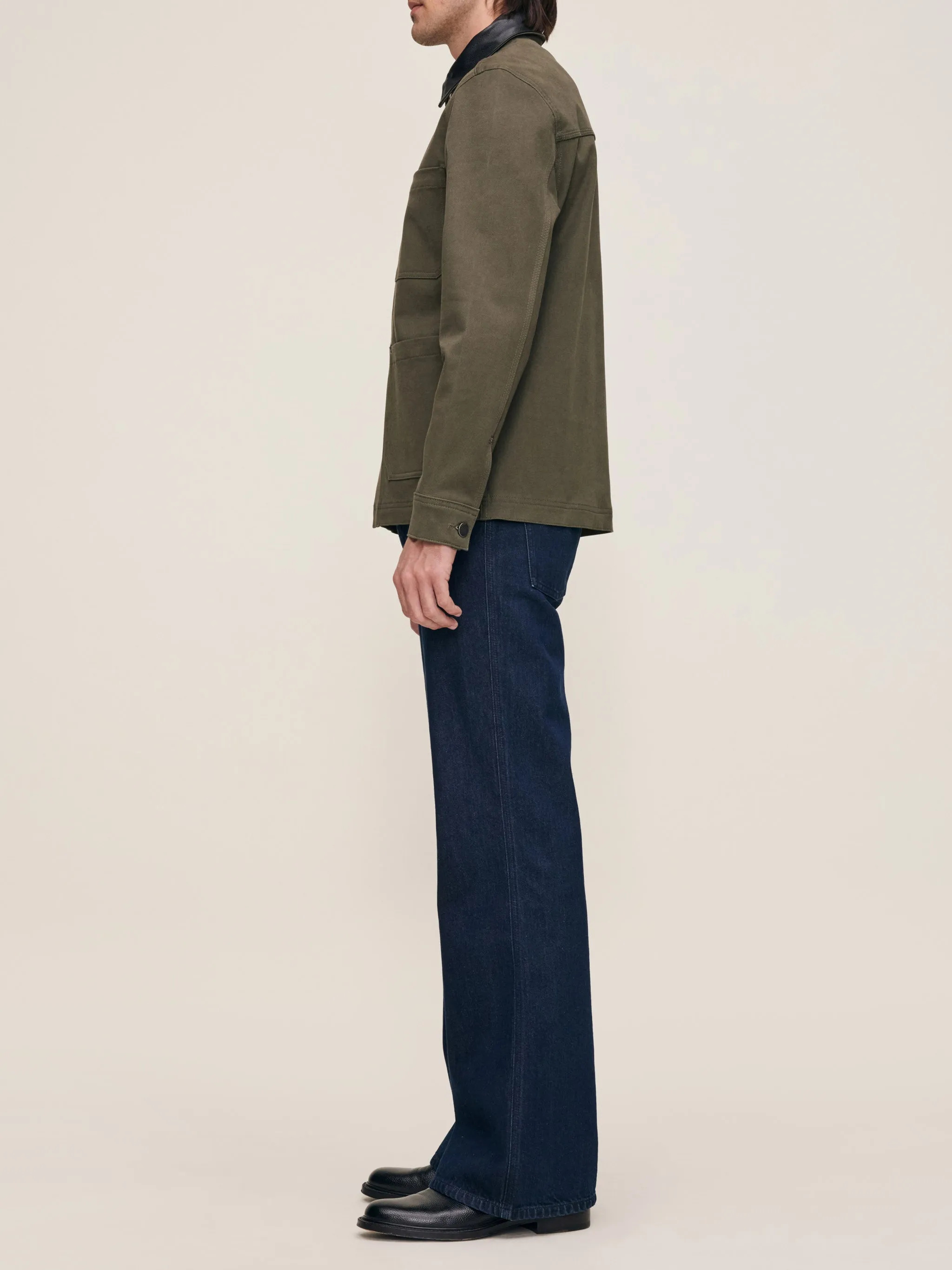 Sean Shirt Jacket | Military Green sold by DL1961 product image thumbnail 4
