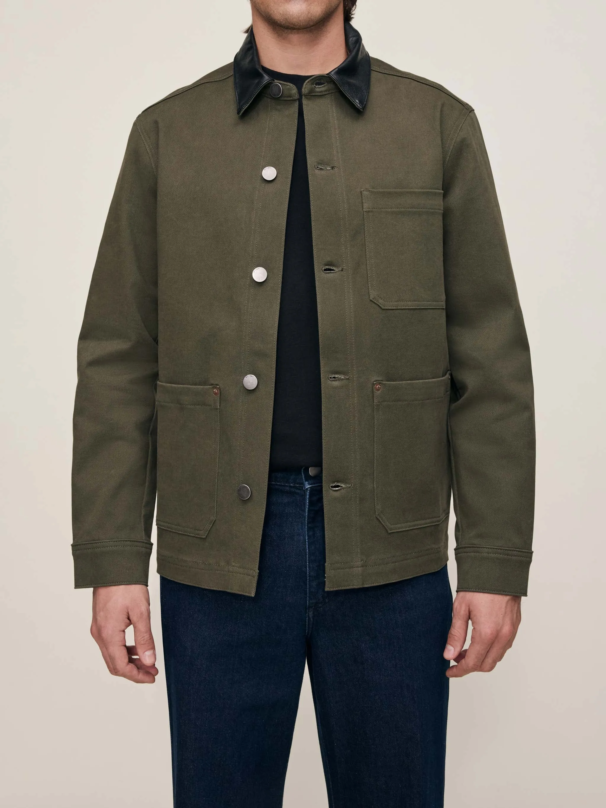 Sean Shirt Jacket | Military Green sold by DL1961 product image thumbnail 2