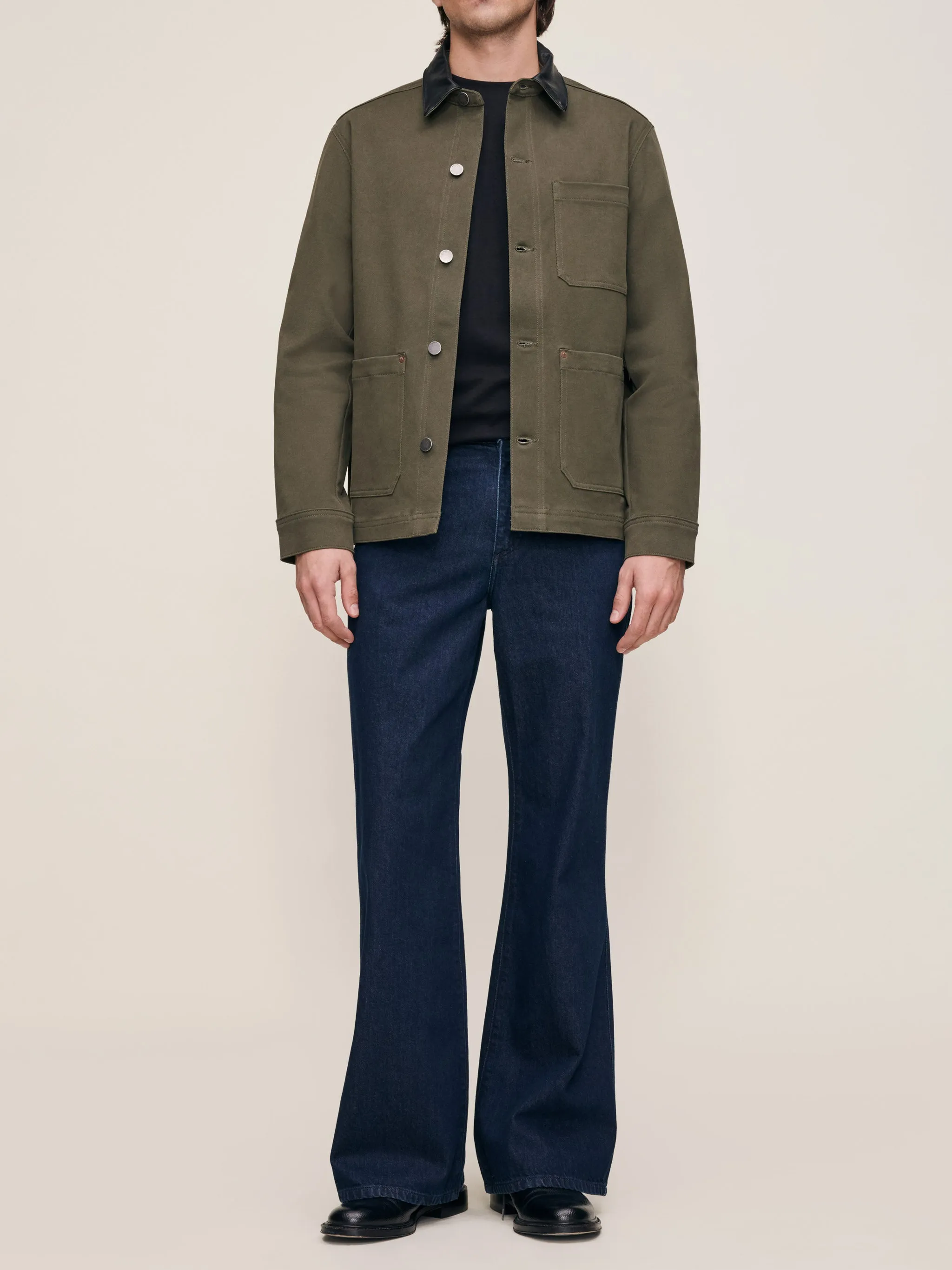 Sean Shirt Jacket | Military Green sold by DL1961 product image thumbnail 3