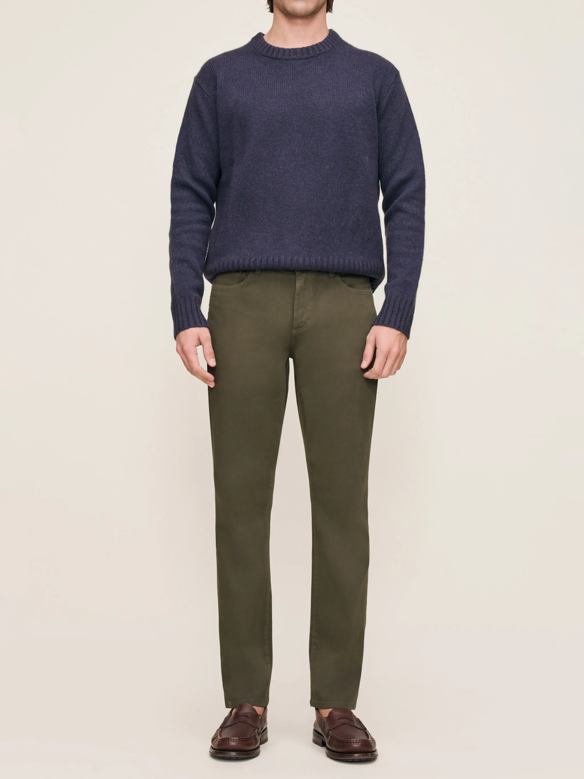 Russell Slim Straight Pants | Forest sold by DL1961 product image thumbnail 2