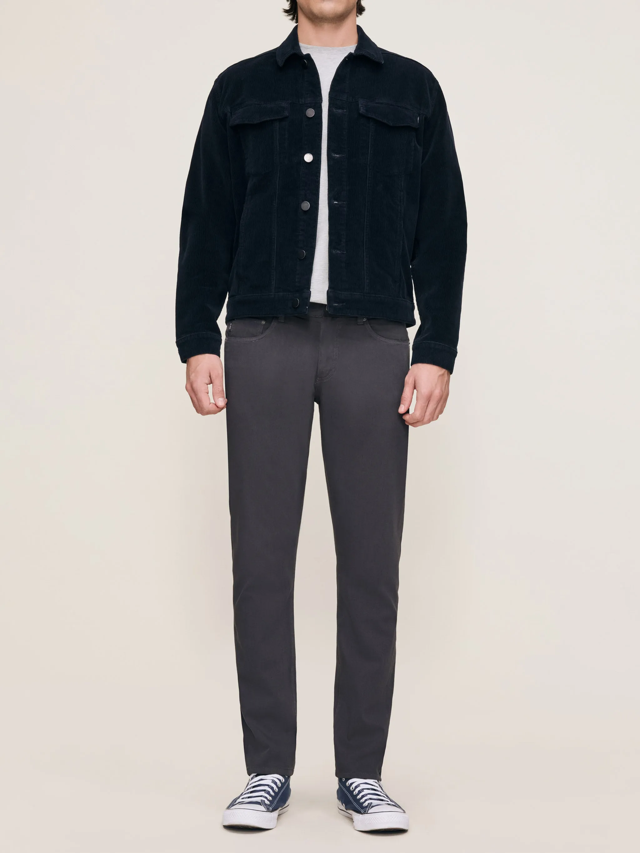 Nick Slim Pants | Shadow Grey sold by DL1961 product image thumbnail 2