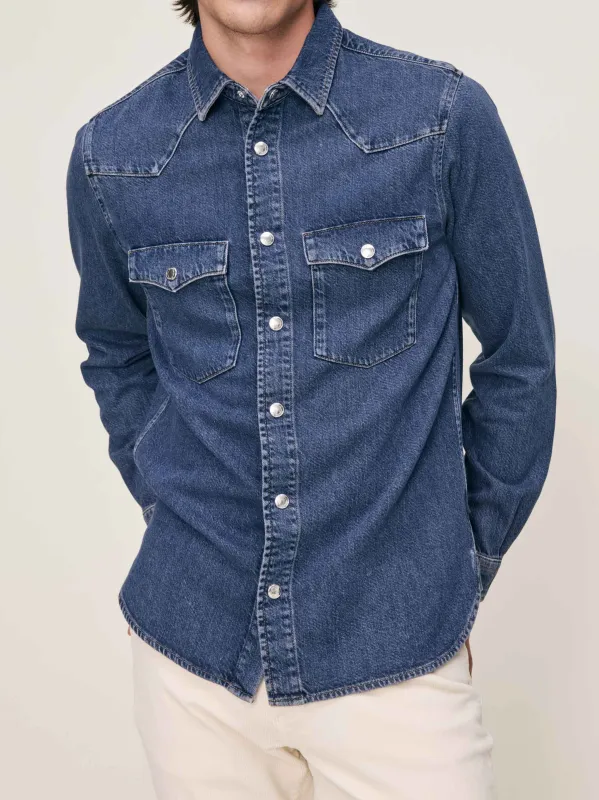 Dominick Shirt | Indigo Frontier sold by DL1961