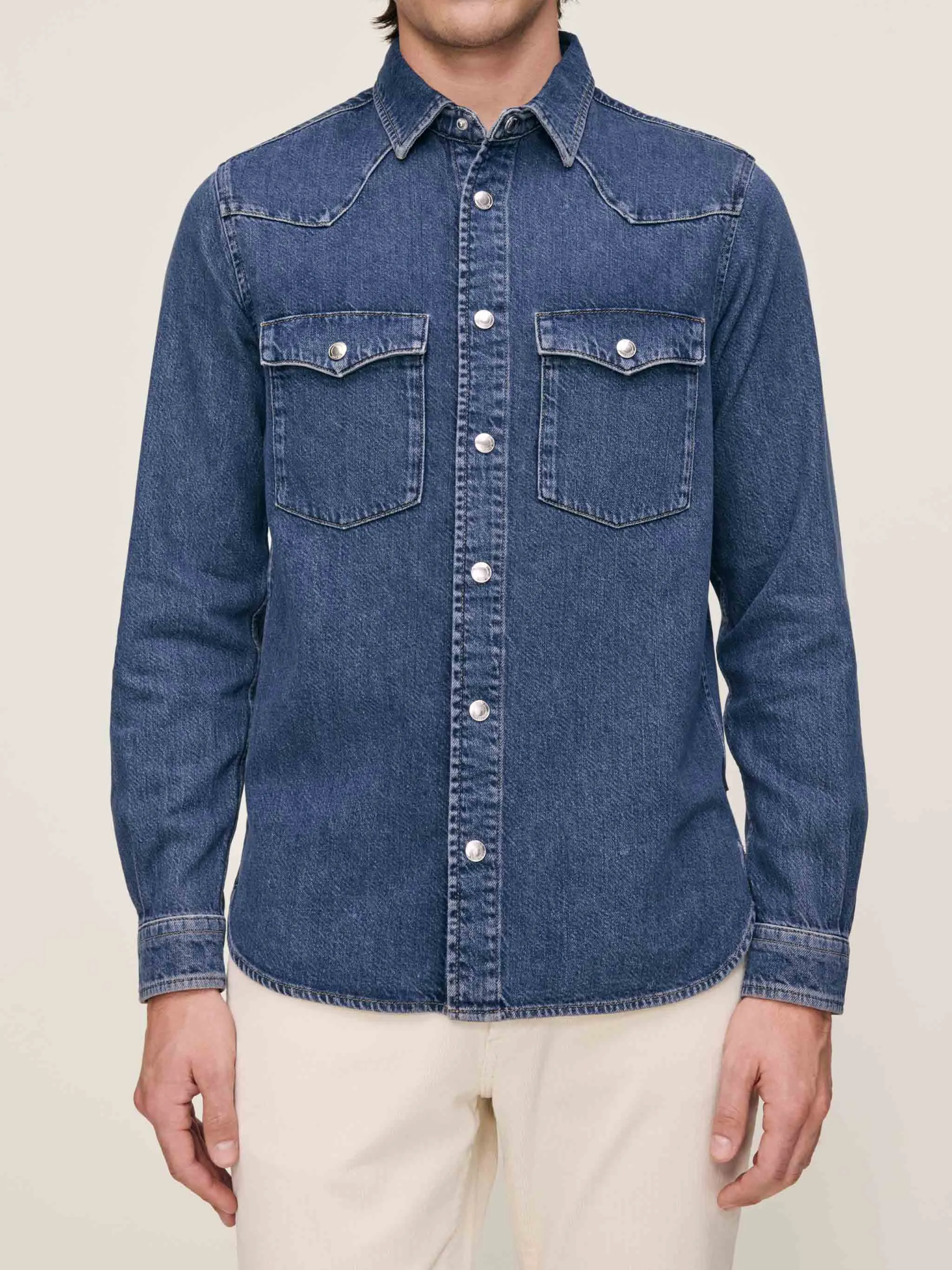 Dominick Shirt | Indigo Frontier sold by DL1961 product image thumbnail 5