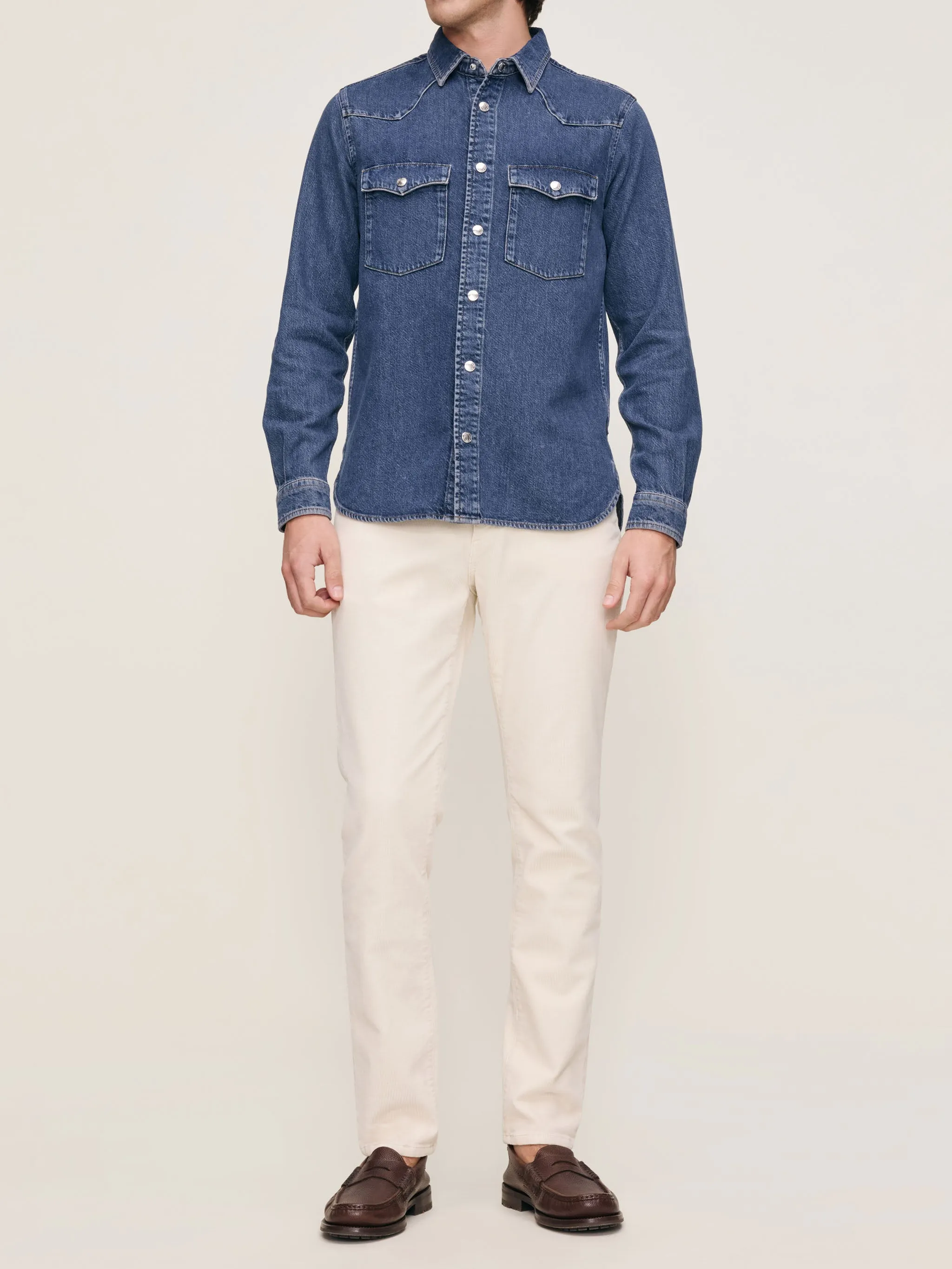 Dominick Shirt | Indigo Frontier sold by DL1961 product image thumbnail 2