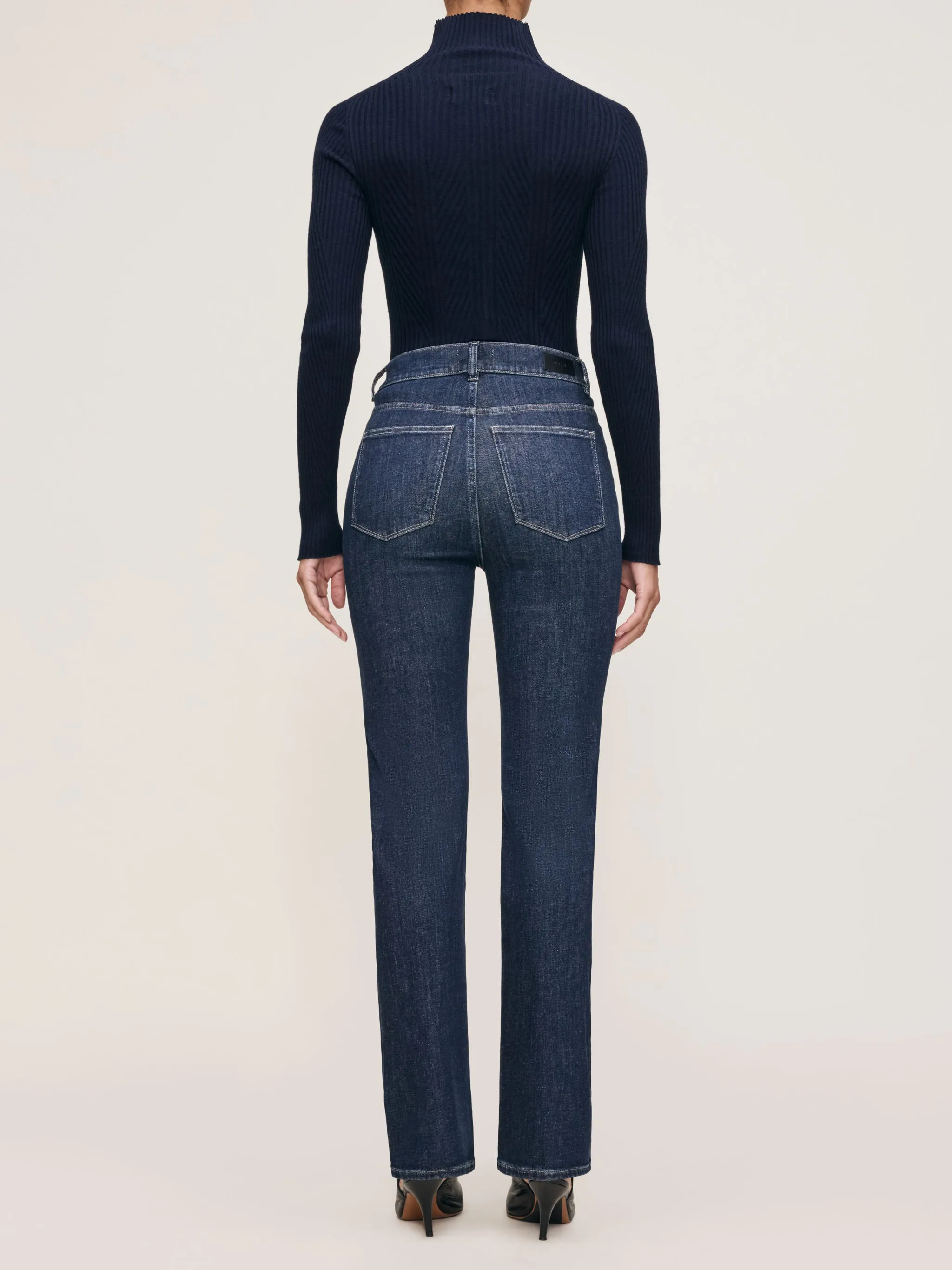Turtleneck Sweater | Navy sold by DL1961 product image thumbnail 5