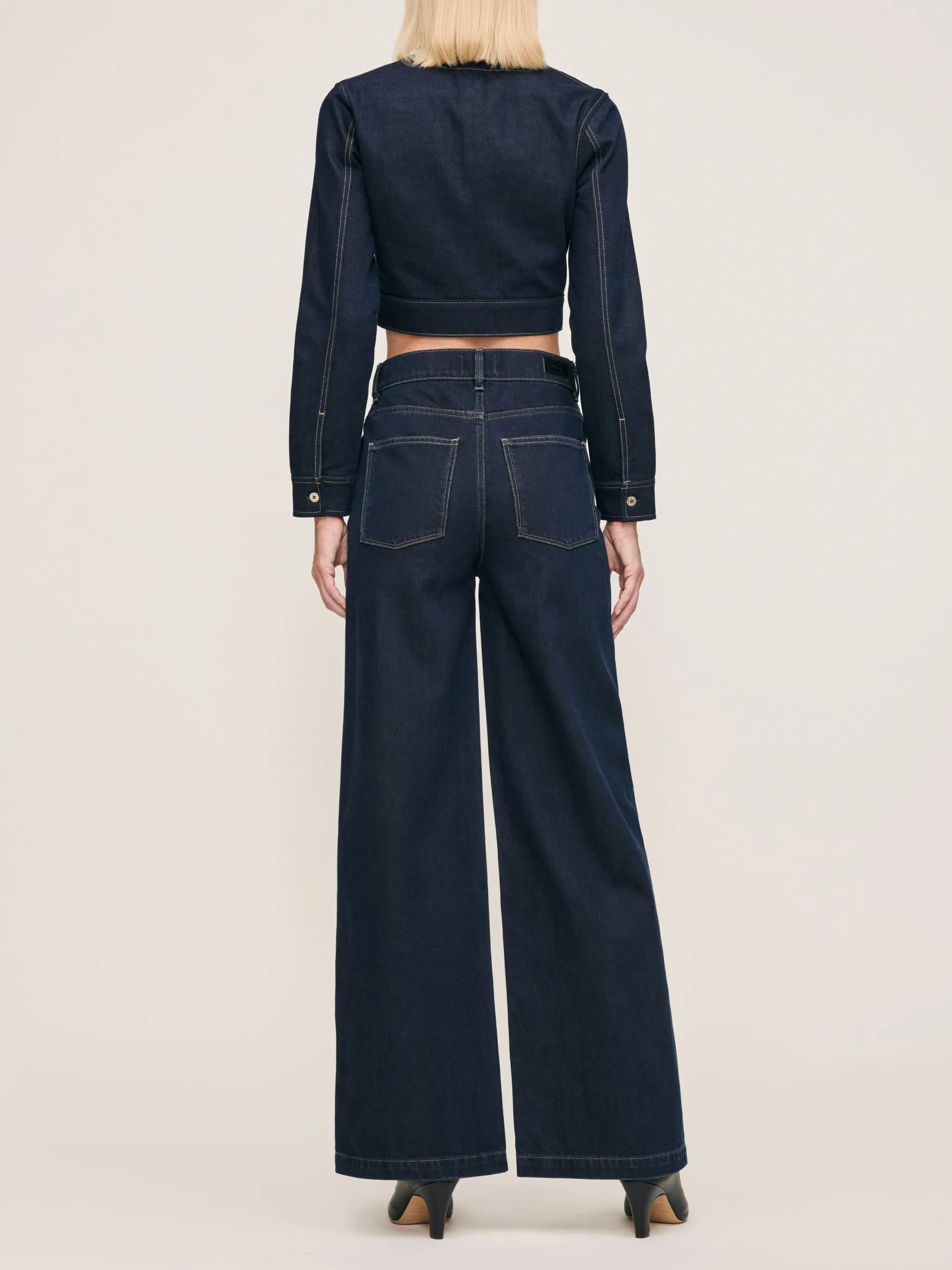 Hepburn Wide Leg High Rise 32" Jeans | Ventura sold by DL1961 product image thumbnail 4