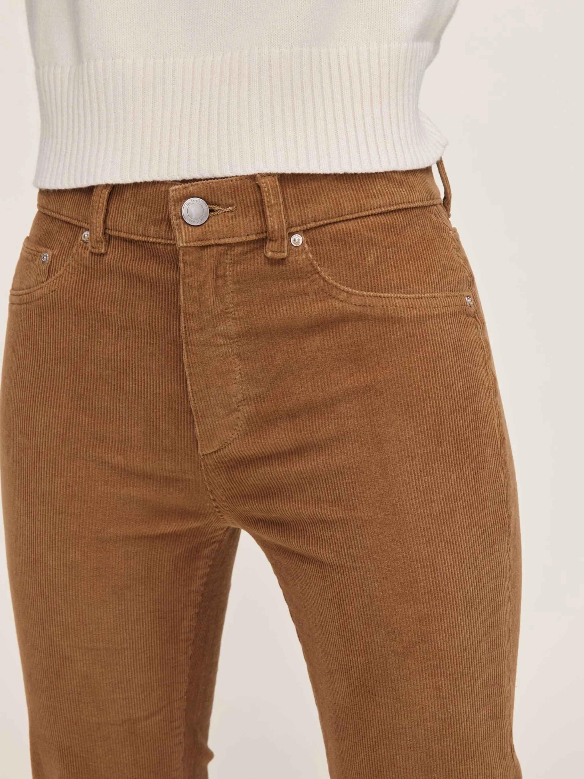 Bridget Boot High Rise Instasculpt™ Crop Jeans | Teakwood sold by DL1961 product image thumbnail 5