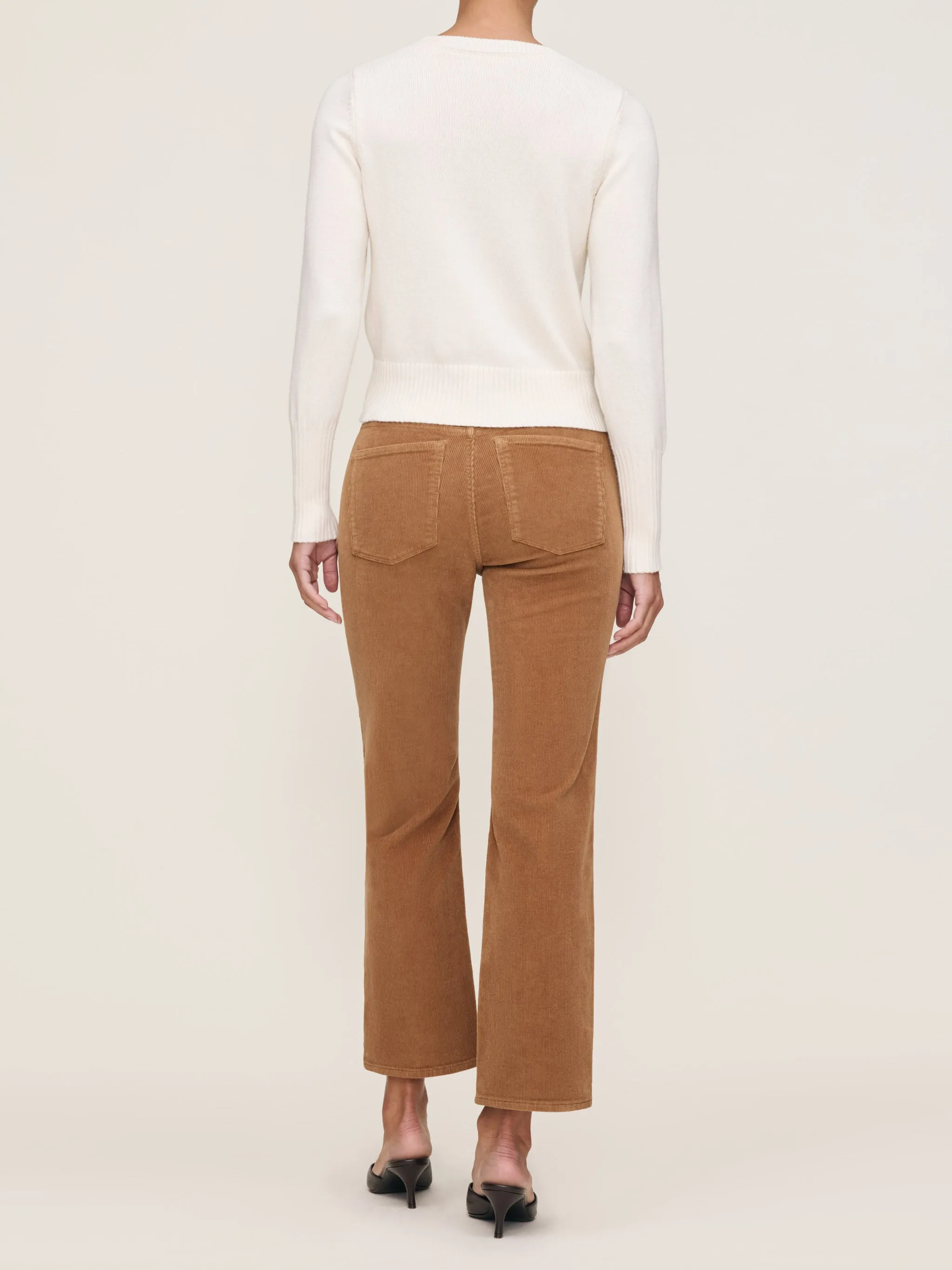 Bridget Boot High Rise Instasculpt™ Crop Jeans | Teakwood sold by DL1961 product image thumbnail 4