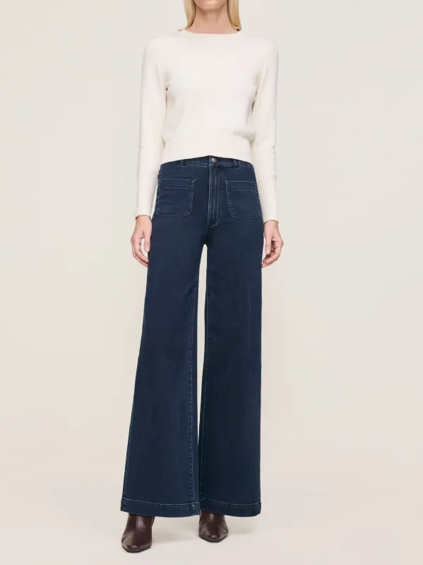 Hepburn Wide Leg High Rise 32" Jeans | Social sold by DL1961