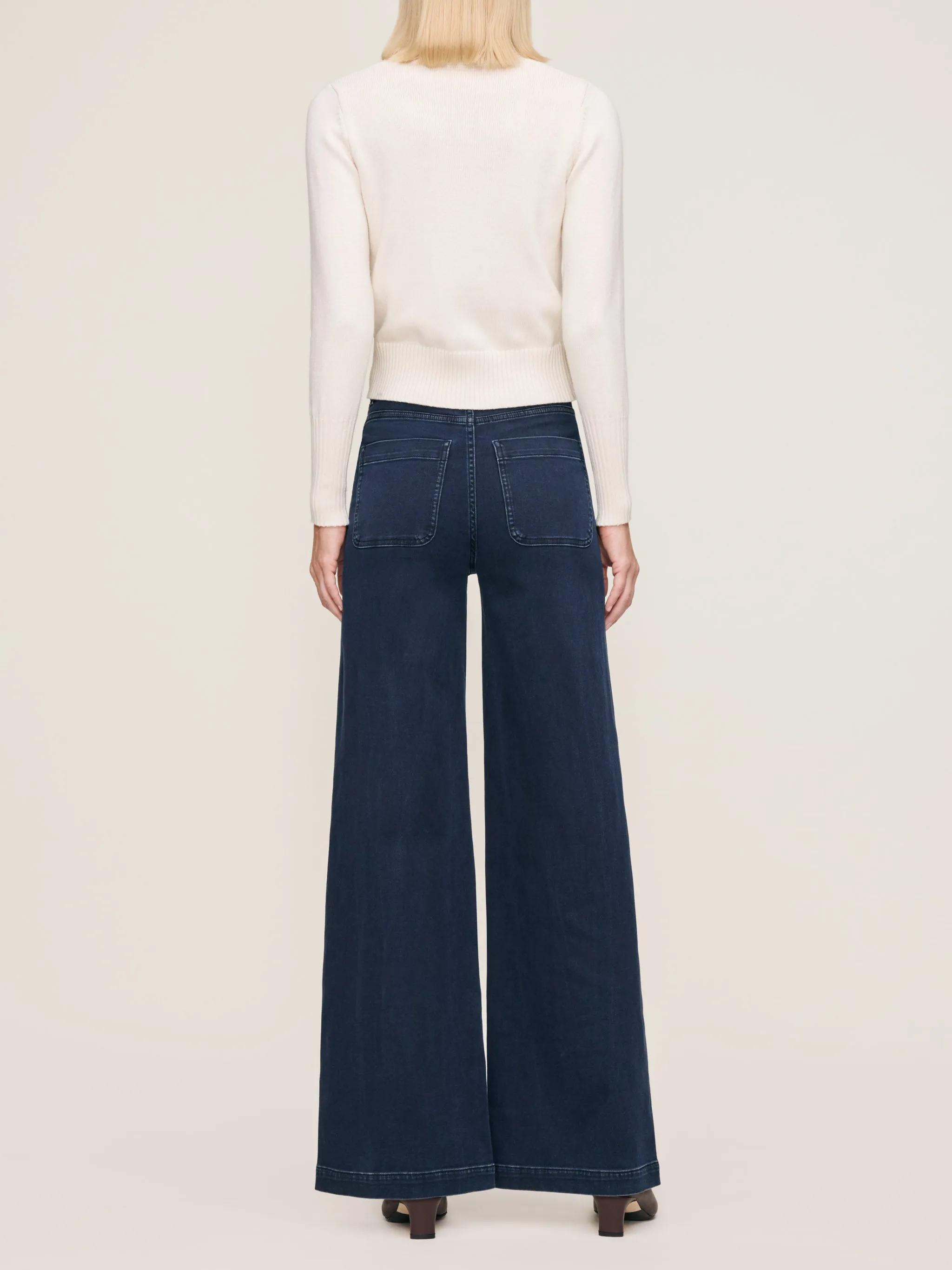 Hepburn Wide Leg High Rise 32" Jeans | Social sold by DL1961 product image thumbnail 3
