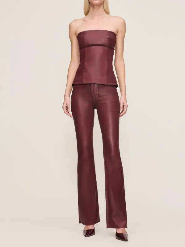 Bridget Boot High Rise Instasculpt™ 33" Jeans | Saffron Coated sold by DL1961