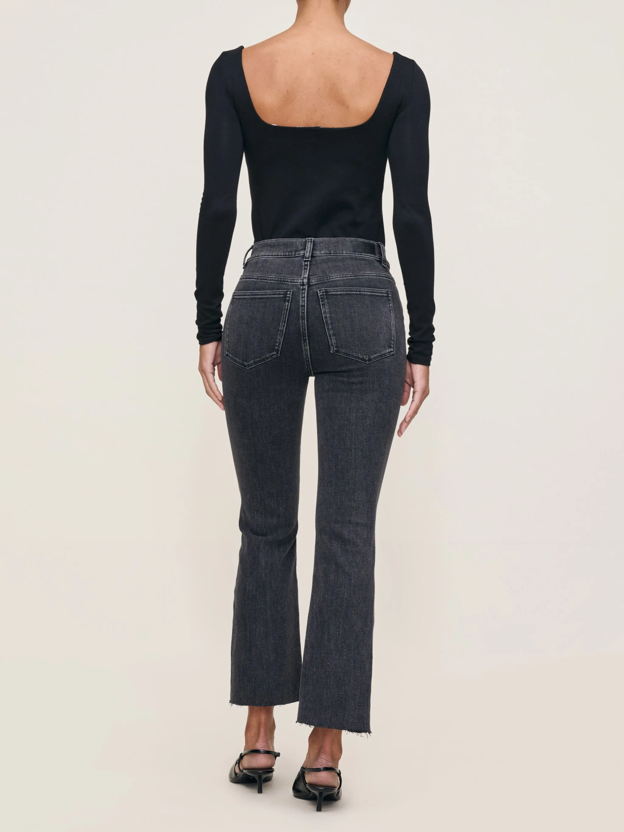 Bridget Boot High Rise Instasculpt™ Crop Jeans | Nightshade sold by DL1961 product image thumbnail 3