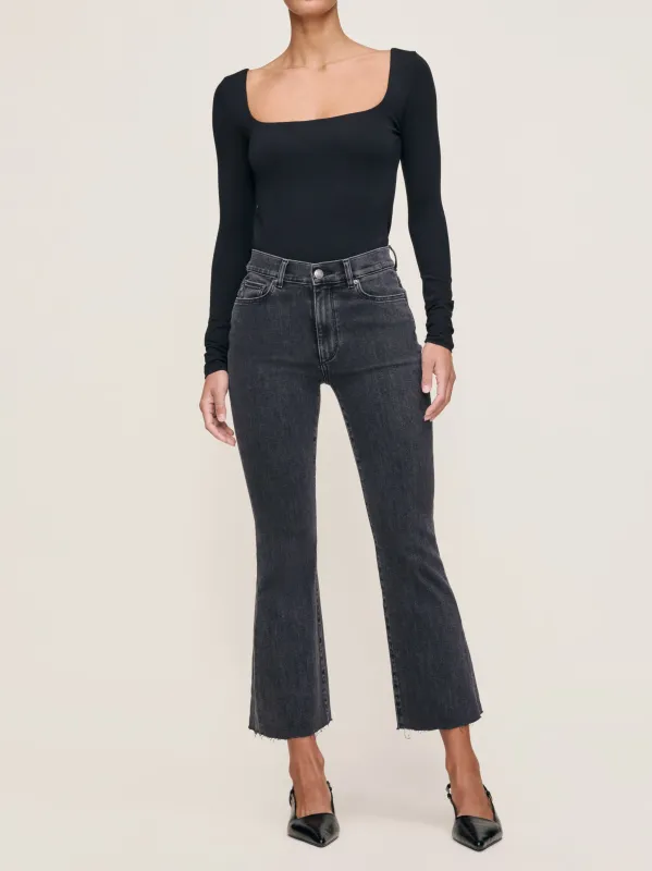 Bridget Boot High Rise Instasculpt™ Crop Jeans | Nightshade sold by DL1961