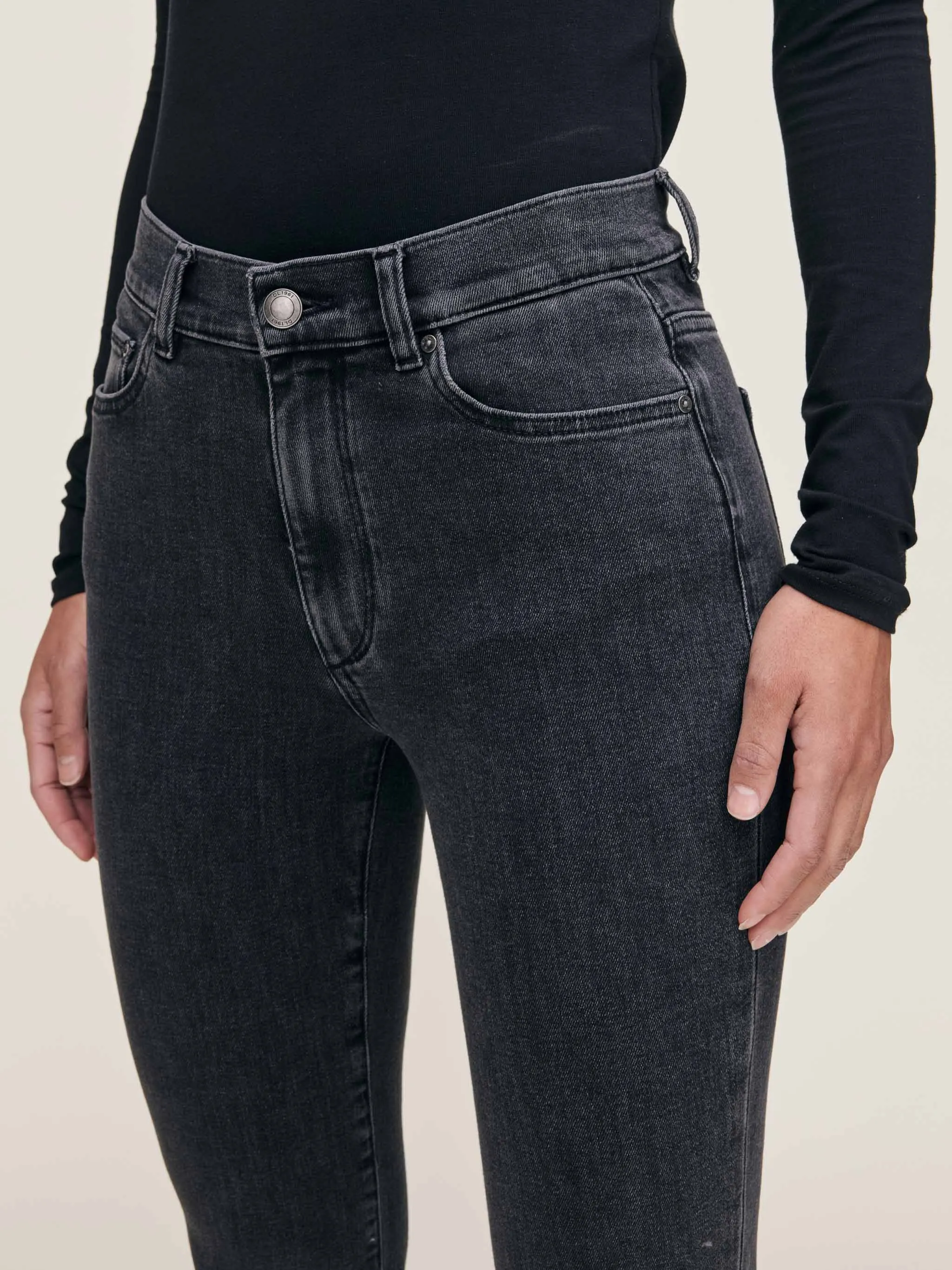 Bridget Boot High Rise Instasculpt™ Crop Jeans | Nightshade sold by DL1961 product image thumbnail 5