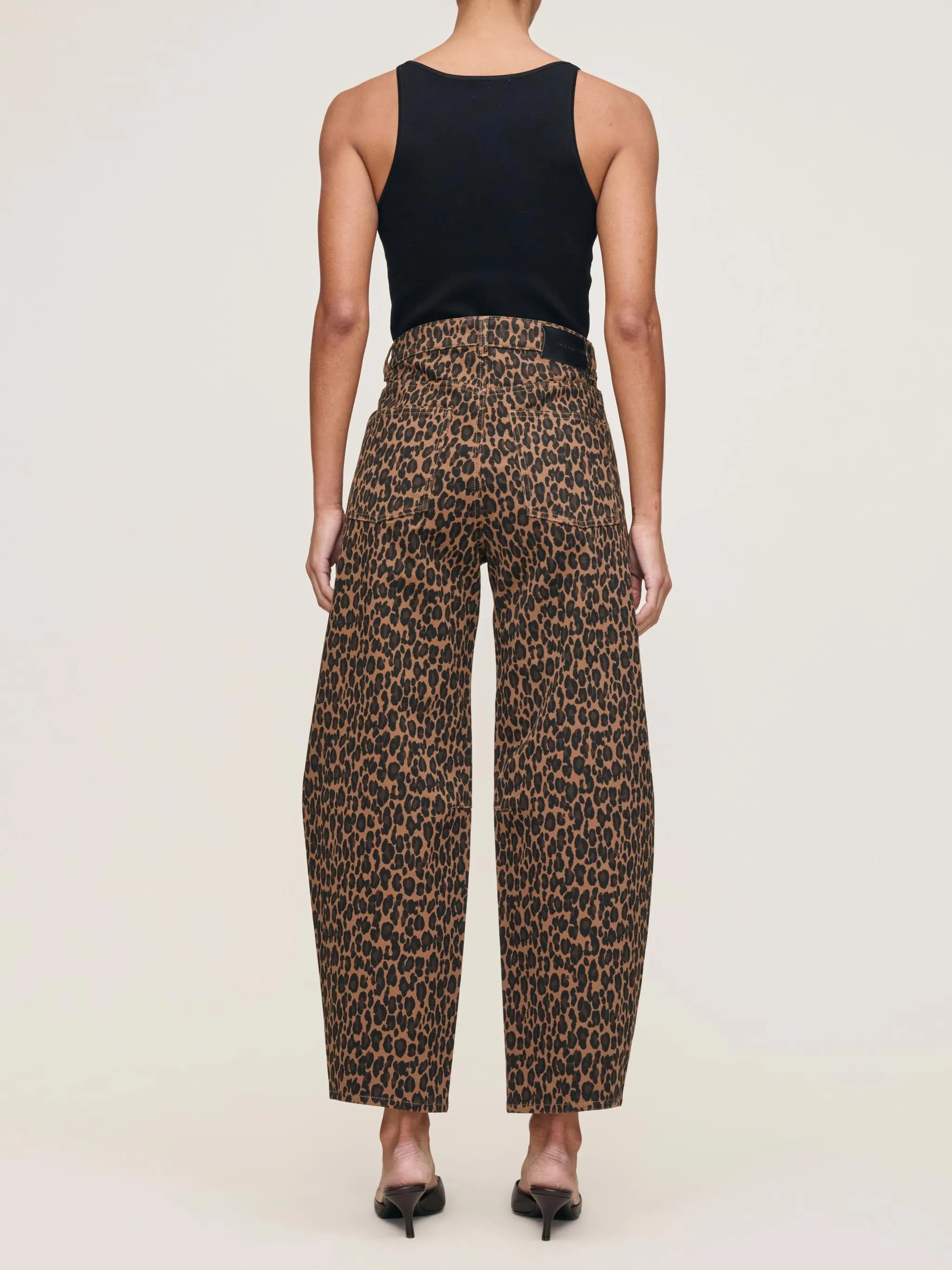 Miro Barrel High Rise 28" Jeans | Leopard sold by DL1961 product image thumbnail 4