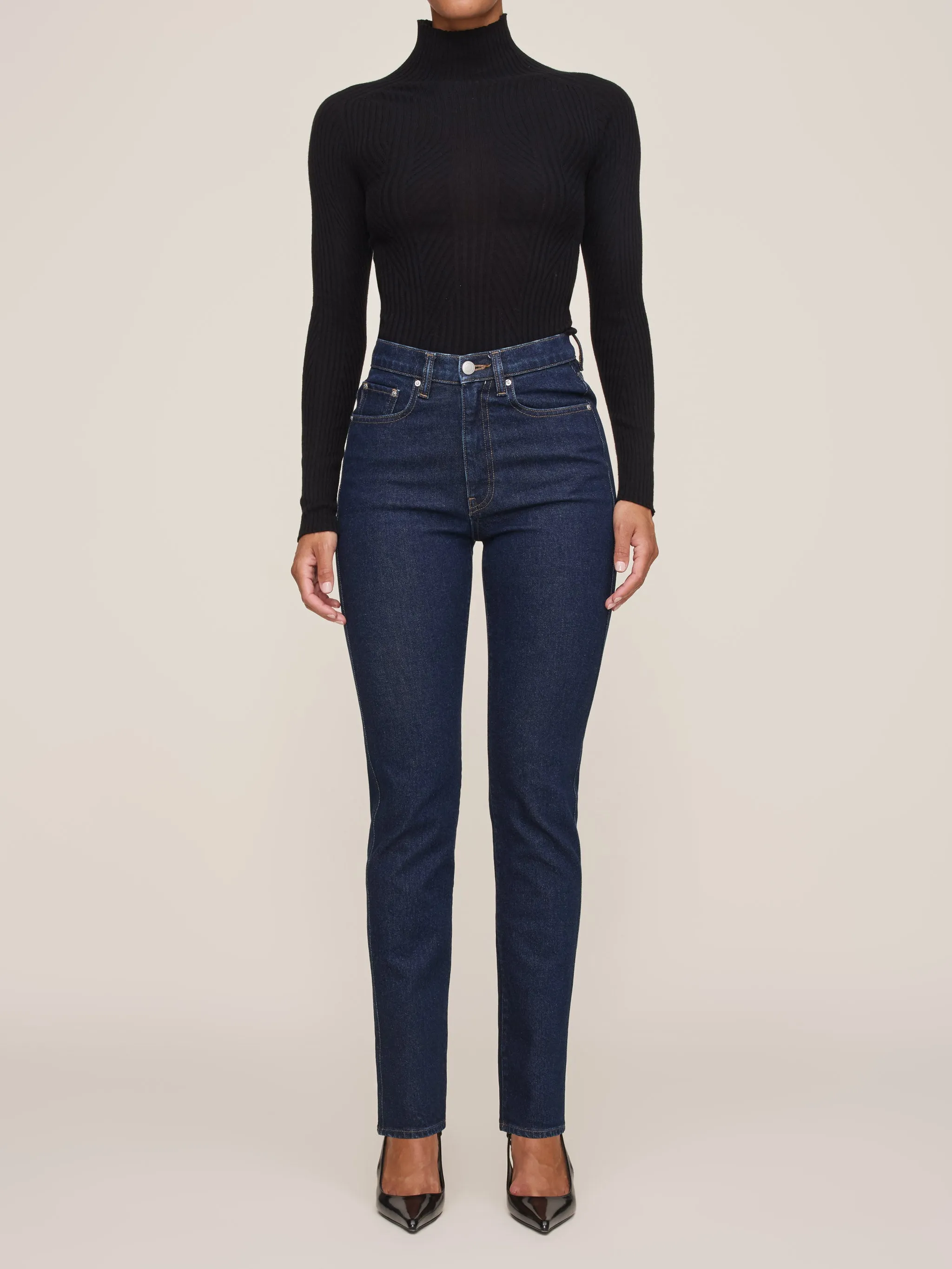 Turtleneck Sweater | Black sold by DL1961 product image thumbnail 2