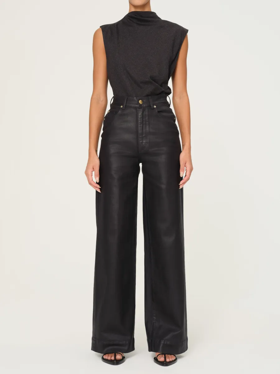 Hepburn Wide Leg High Rise 32" Jeans | Glazed Blueberry sold by DL1961