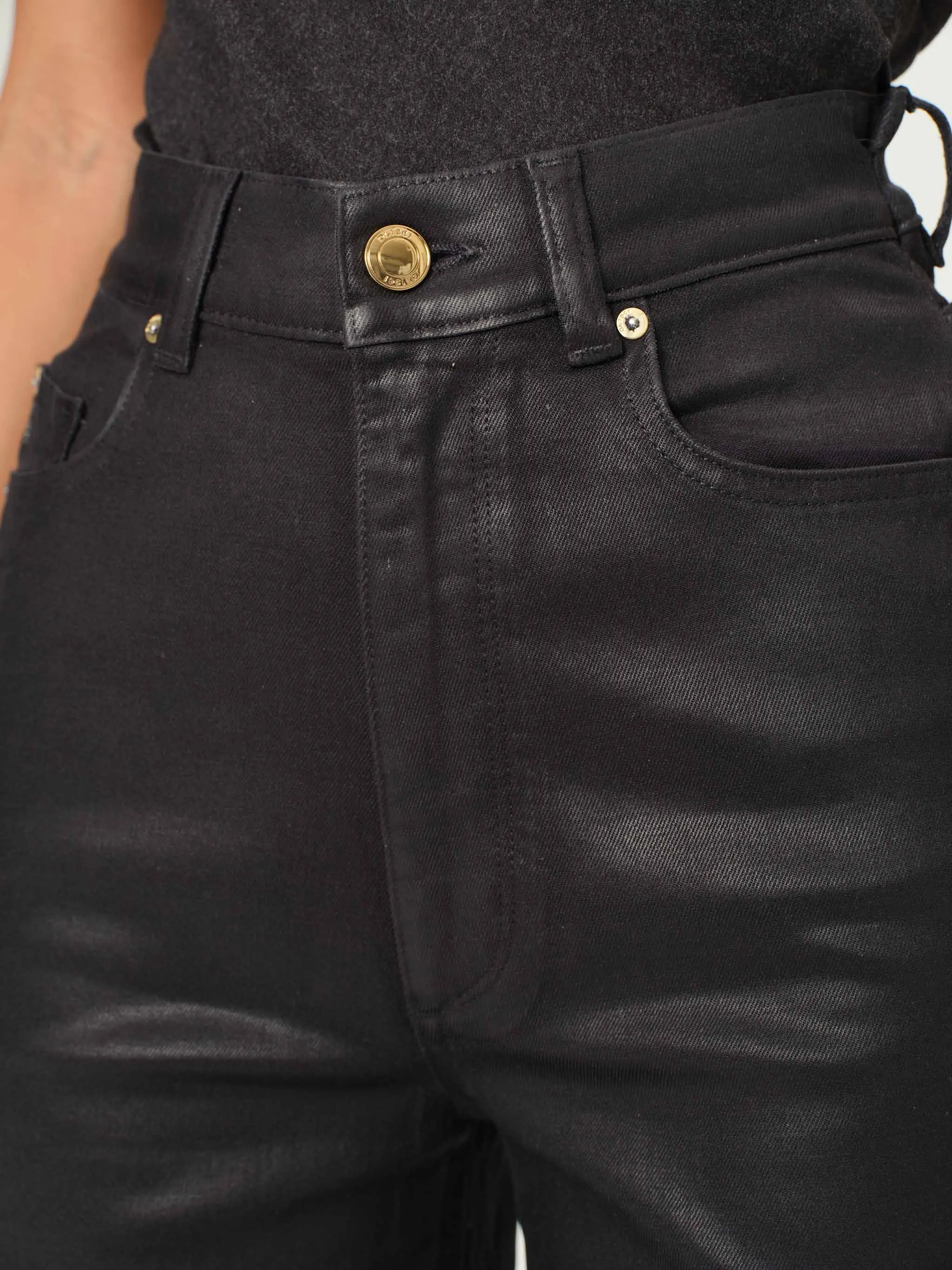 Hepburn Wide Leg High Rise 32" Jeans | Glazed Blueberry sold by DL1961 product image thumbnail 2