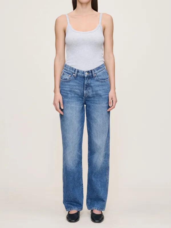 Kendell Tapered Straight Contoured 30" Jeans | Opal Beach sold by DL1961