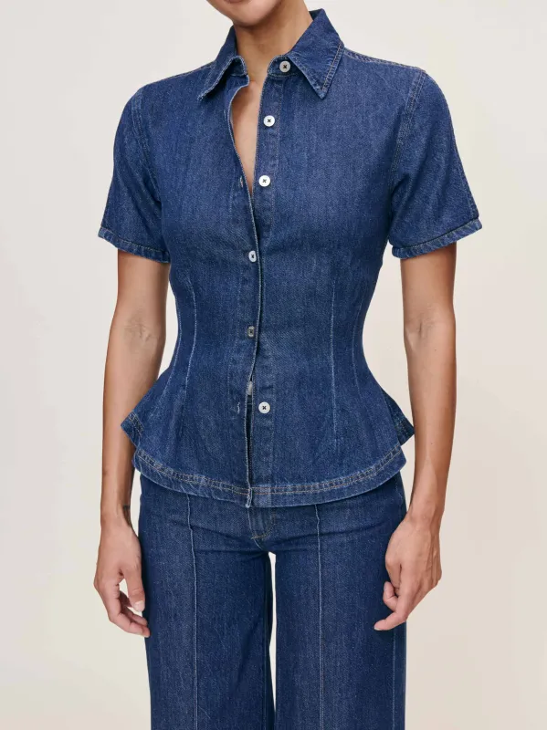 Joice Shirt Short Sleeve | Inkwell sold by DL1961