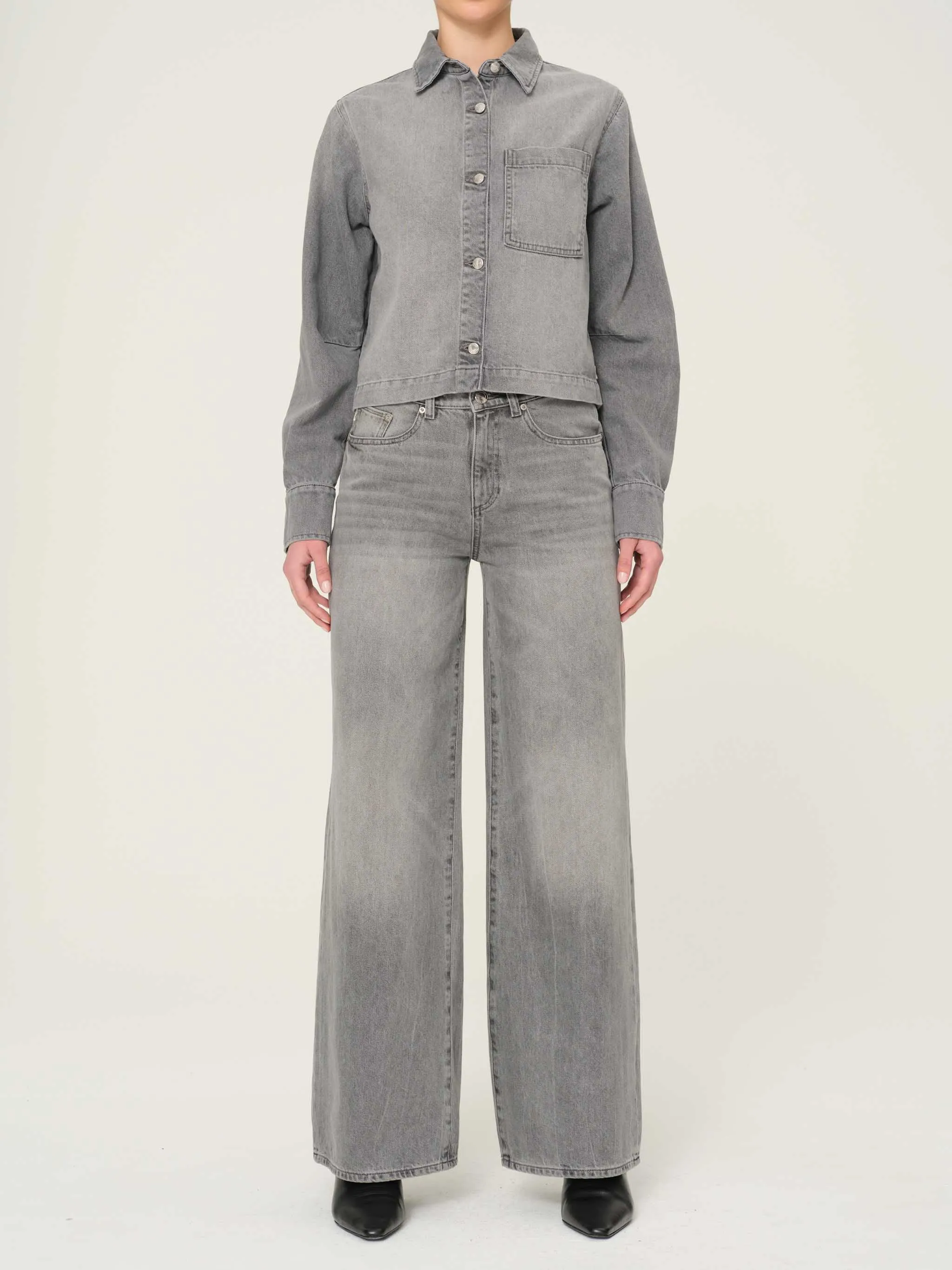 Montauk Shirt Long Sleeve | Granite sold by DL1961 product image thumbnail 3