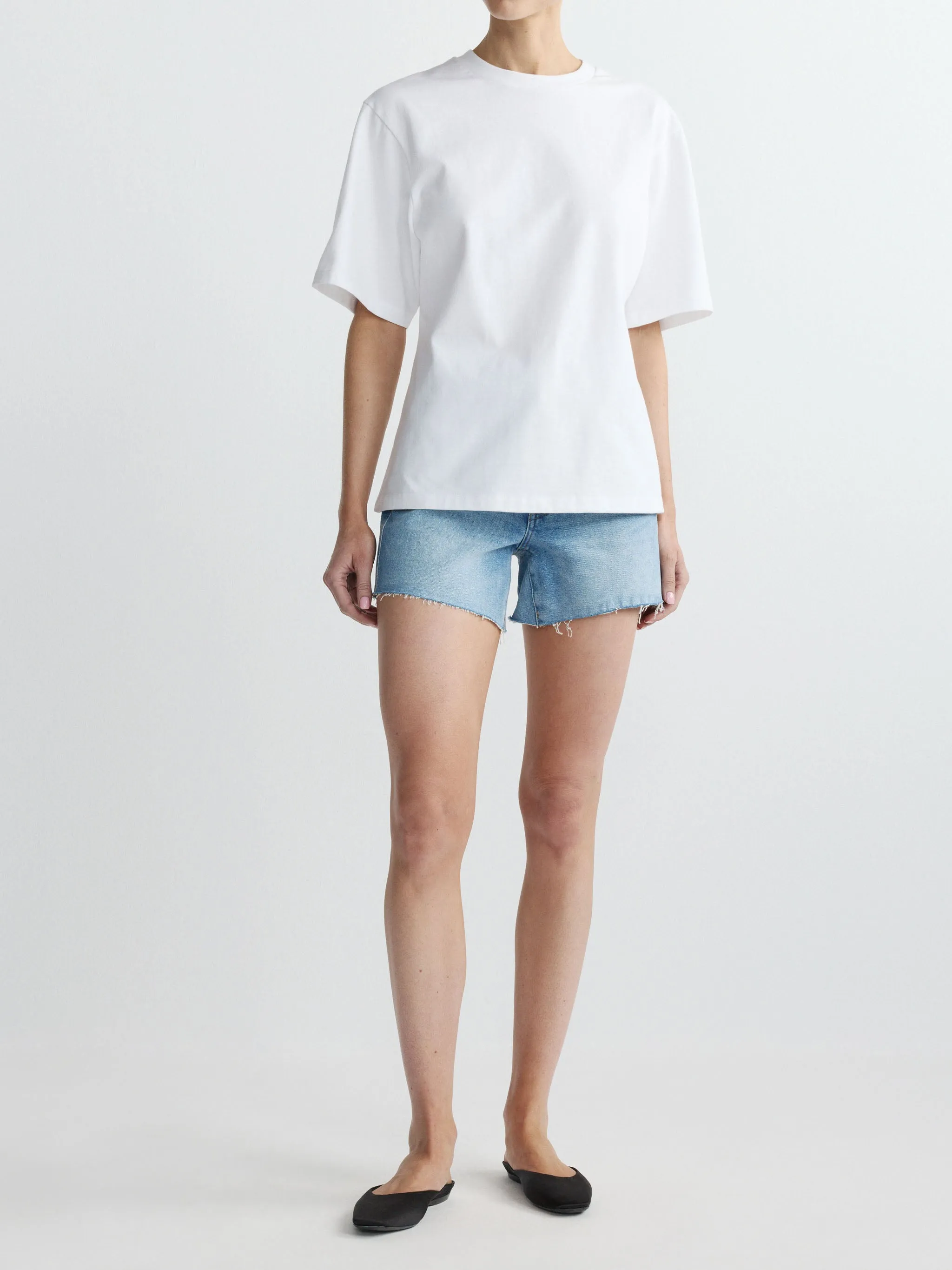 Girlfriend Tee | White sold by DL1961 product image thumbnail 2