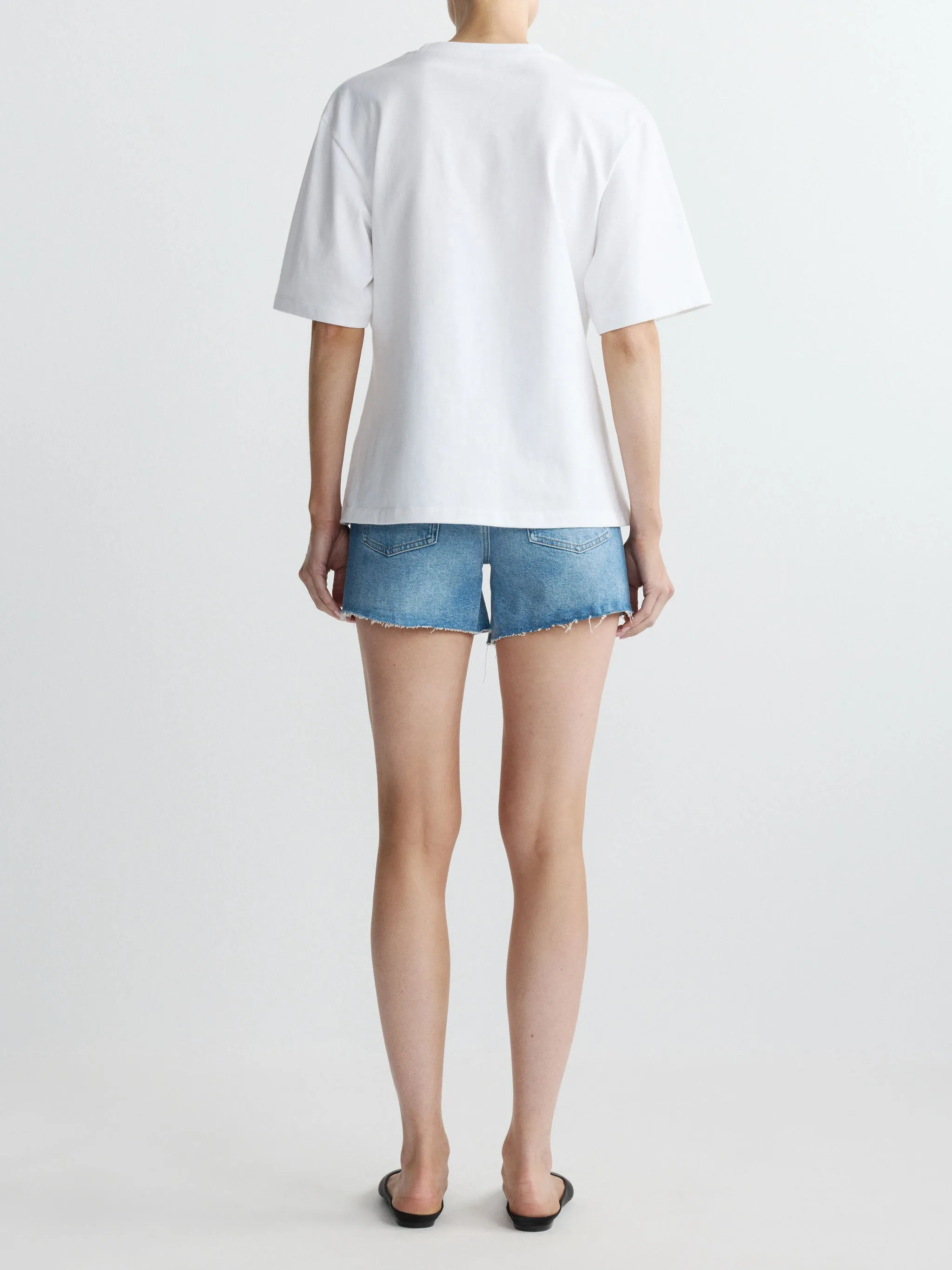Girlfriend Tee | White sold by DL1961 product image thumbnail 4