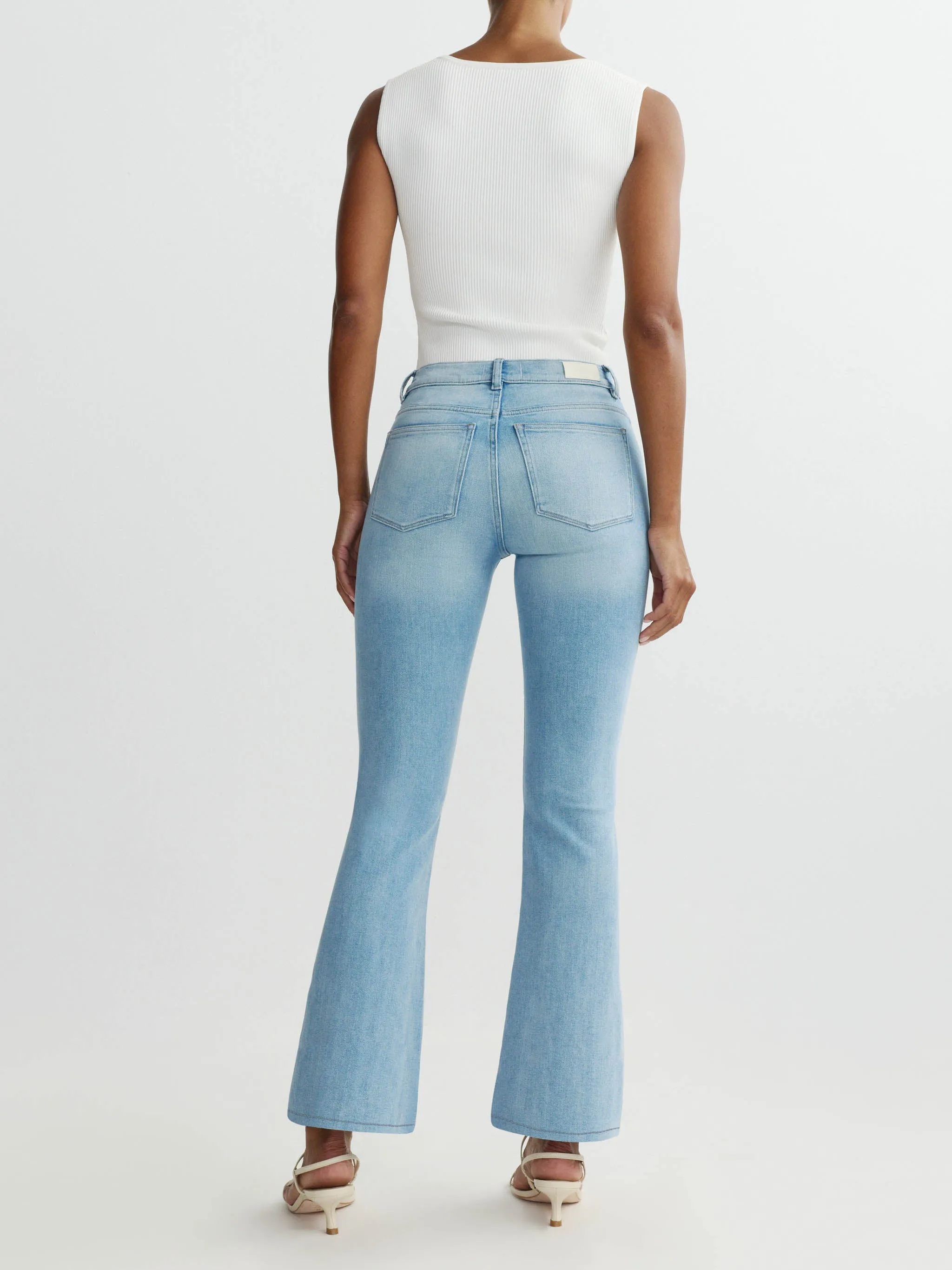 Bridget Boot High Rise Instasculpt™ Crop Jeans | Prairie sold by DL1961 product image thumbnail 4
