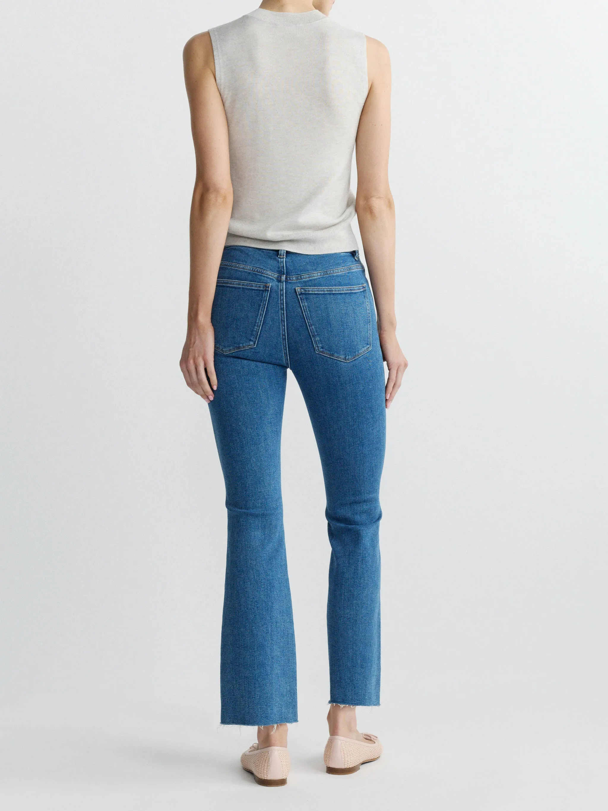 Bridget Boot High Rise Instasculpt™ Crop Jeans | Spring Showers sold by DL1961 product image thumbnail 4