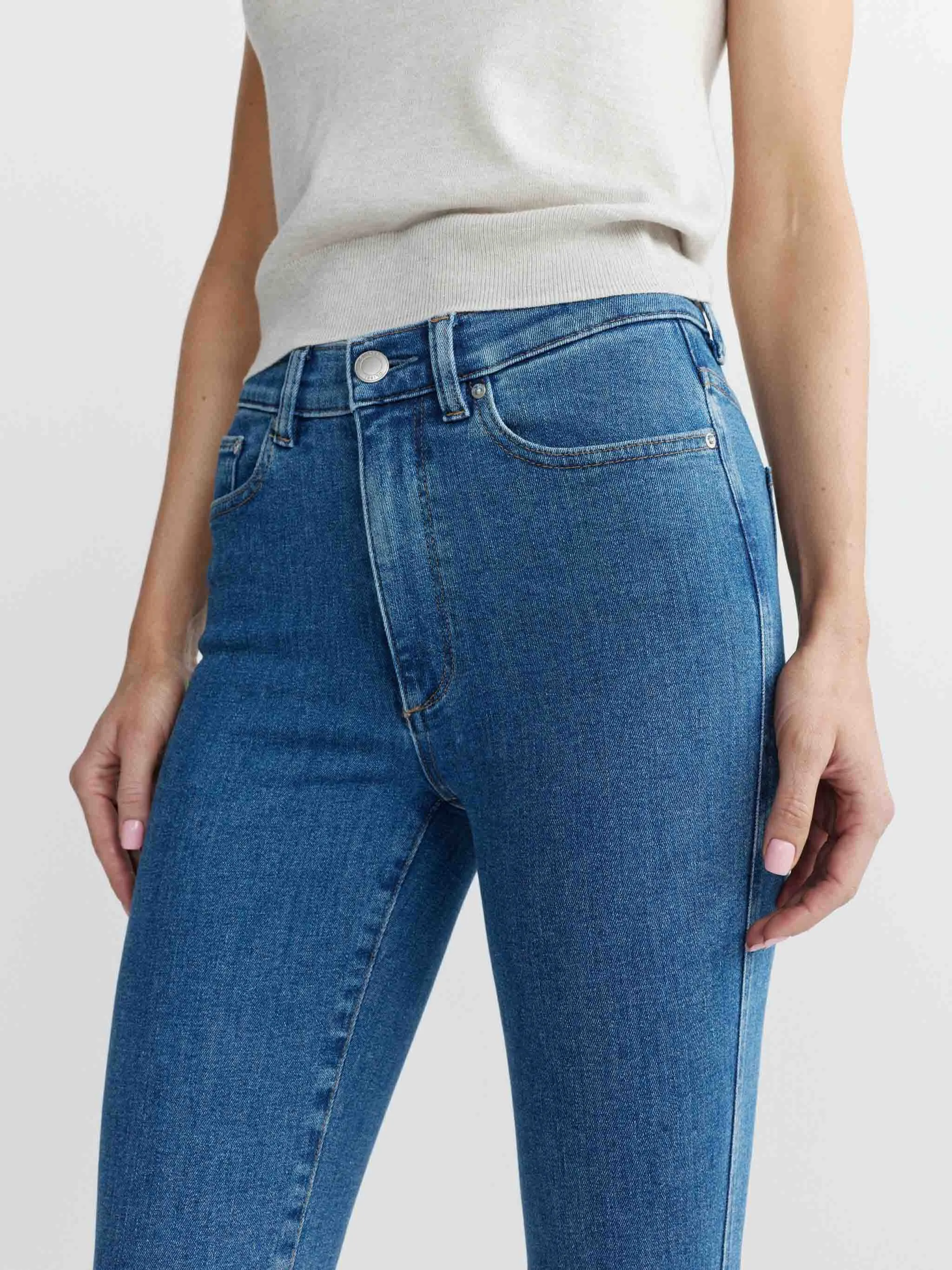 Bridget Boot High Rise Instasculpt™ Crop Jeans | Spring Showers sold by DL1961 product image thumbnail 5
