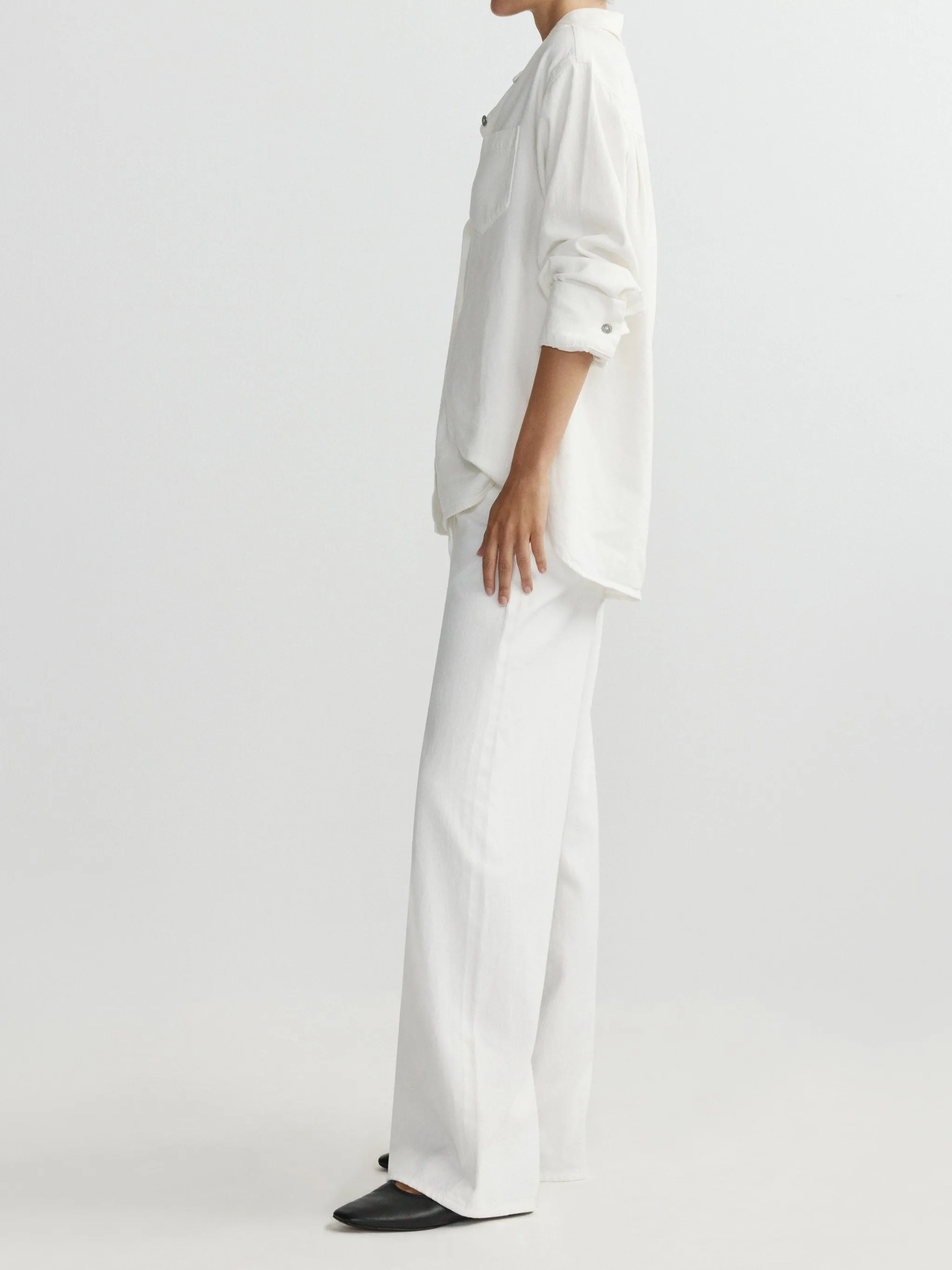 Faye Oversized Shirt | White Aura sold by DL1961 product image thumbnail 3