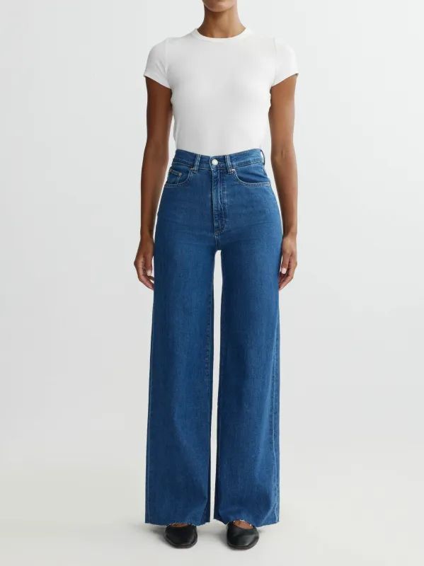 Hepburn Wide Leg High Rise 32" Jeans | North Beach sold by DL1961