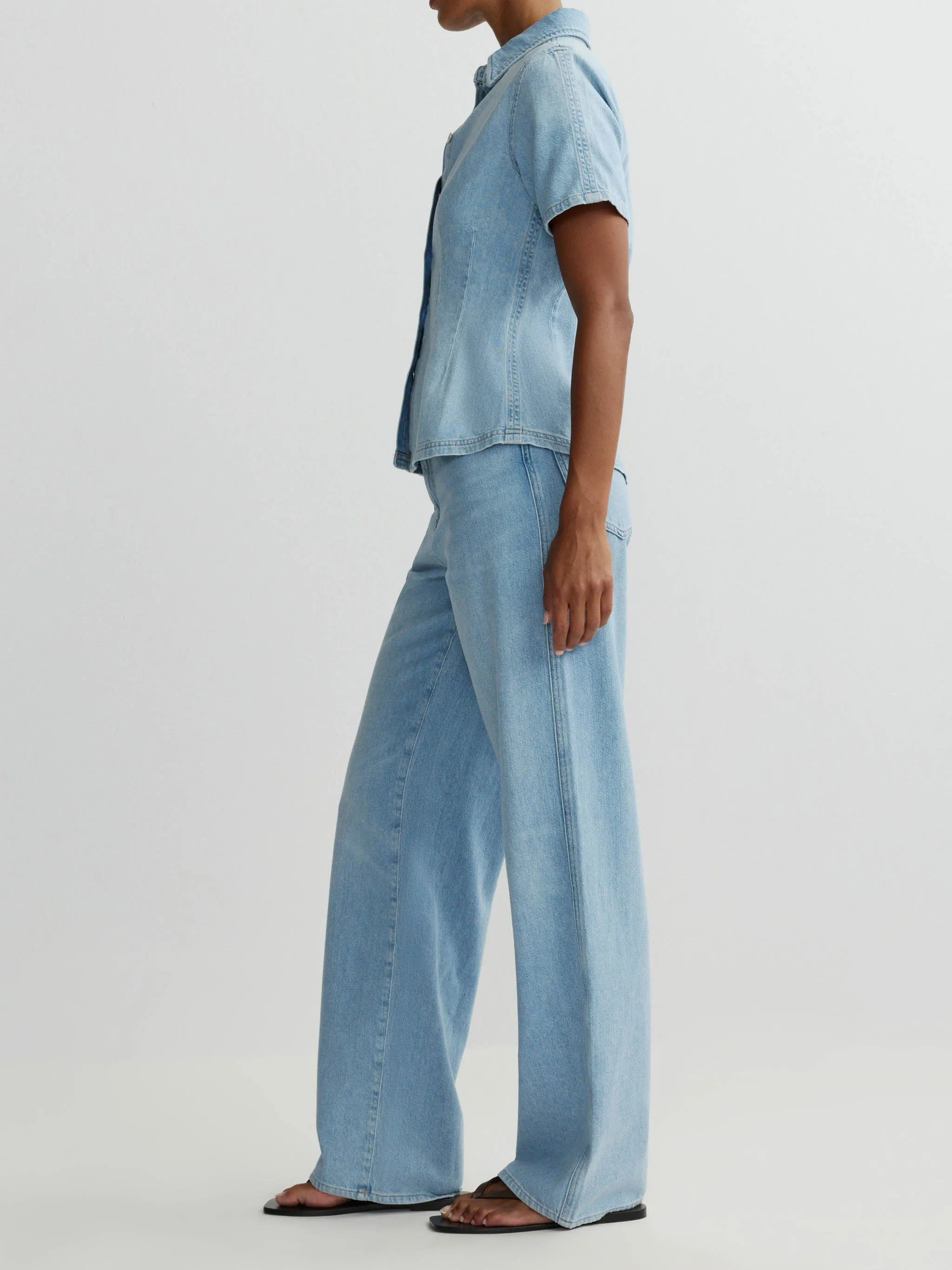 Joice Shirt Short Sleeve | Beachfront Aura sold by DL1961 product image thumbnail 3