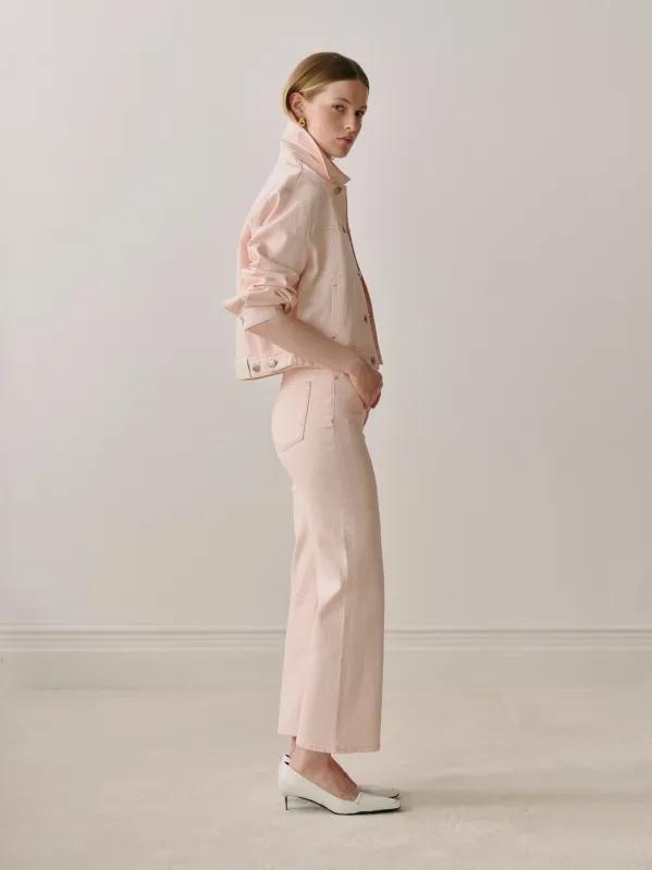 Karmine Refined Wide Leg High Rise 28" Jeans | Ballet made by DL1961