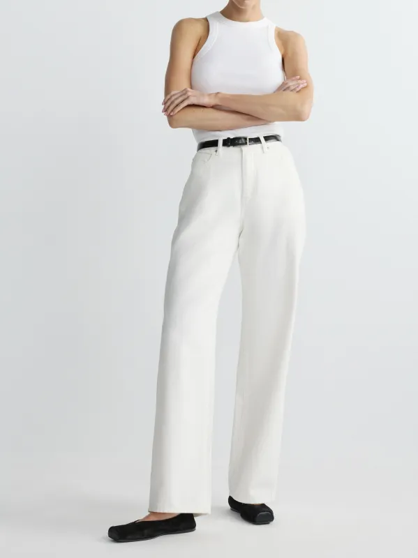 Kaylen Soft Curve High Rise 32" Jeans | White sold by DL1961