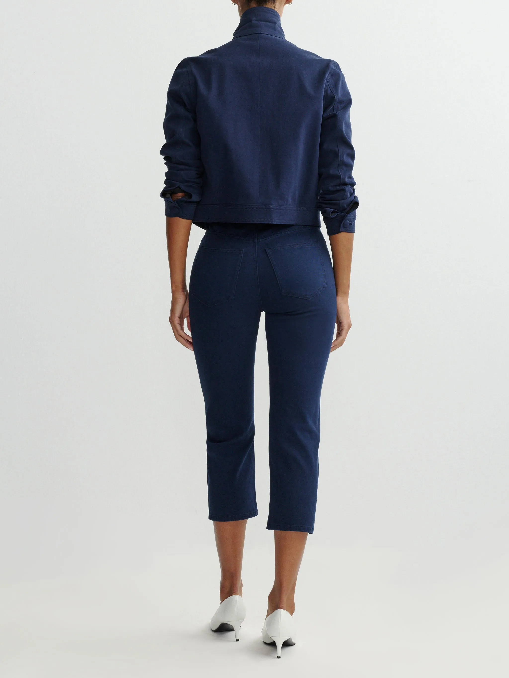 Kristy Capri High Rise 22" Pants | Bright Navy sold by DL1961 product image thumbnail 4