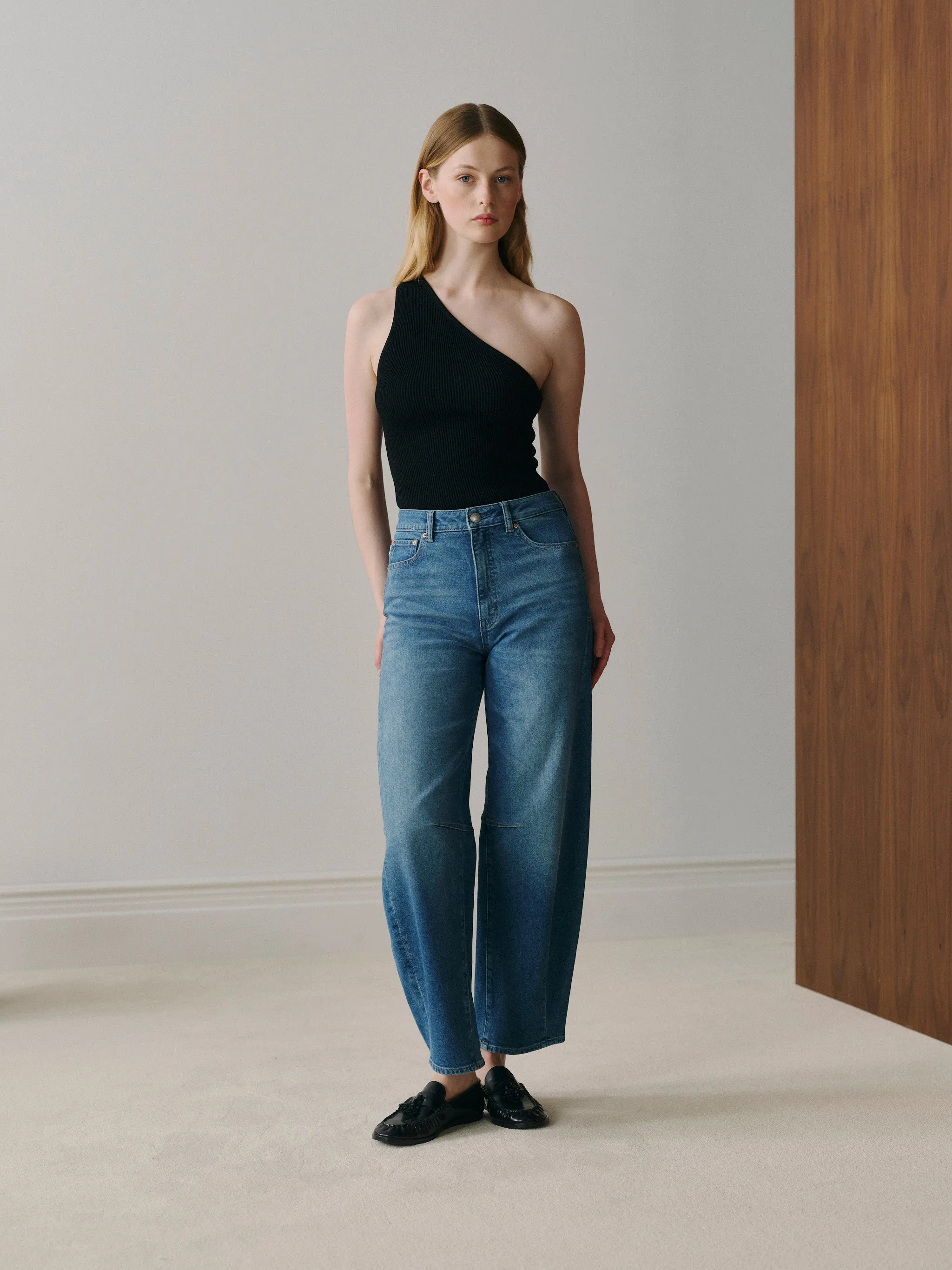 Miro Barrel High Rise 29" Jeans | Opal Harbor sold by DL1961