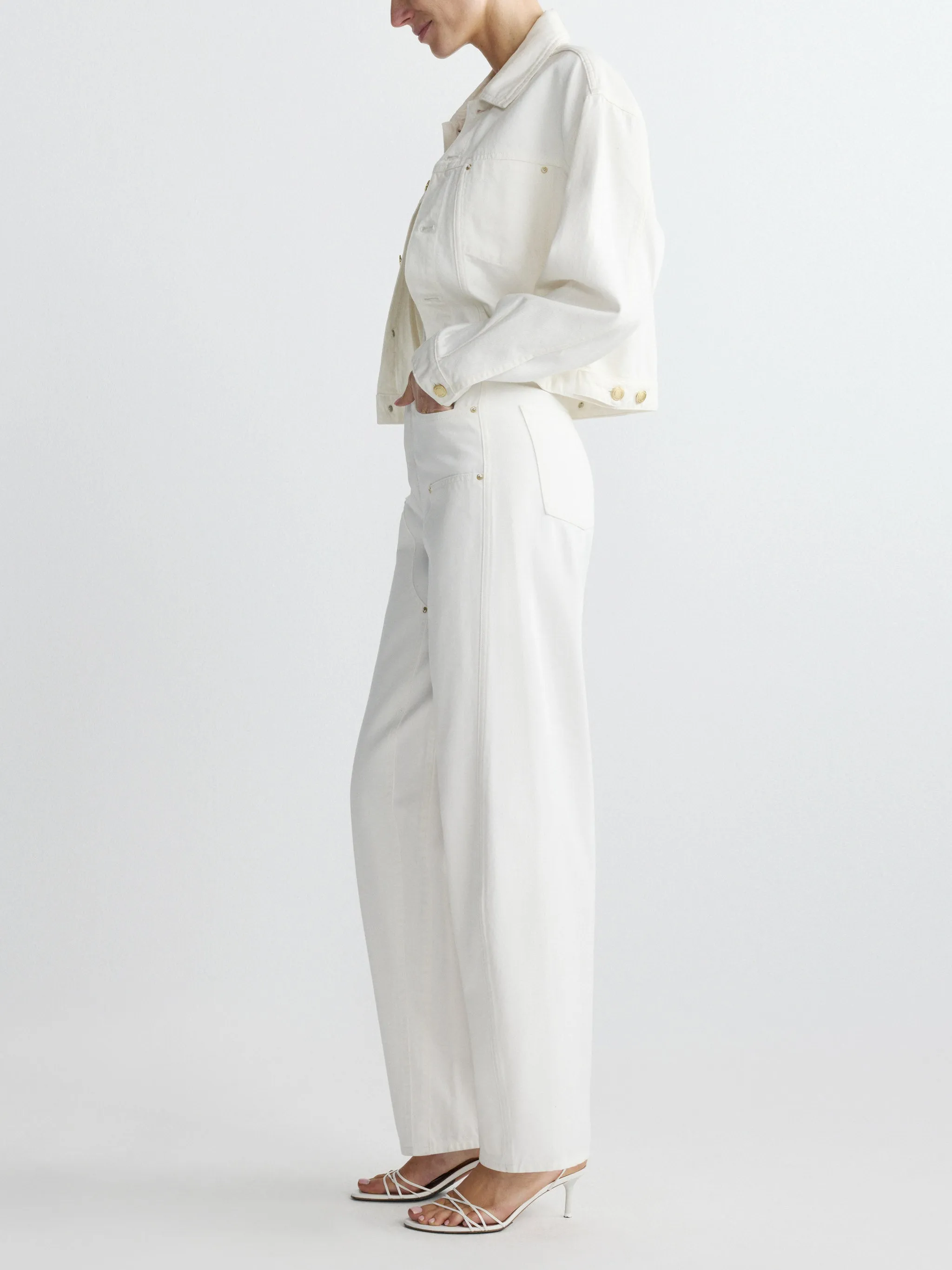 Miro Barrel High Rise 31" Jeans | White Foundry sold by DL1961 product image thumbnail 3