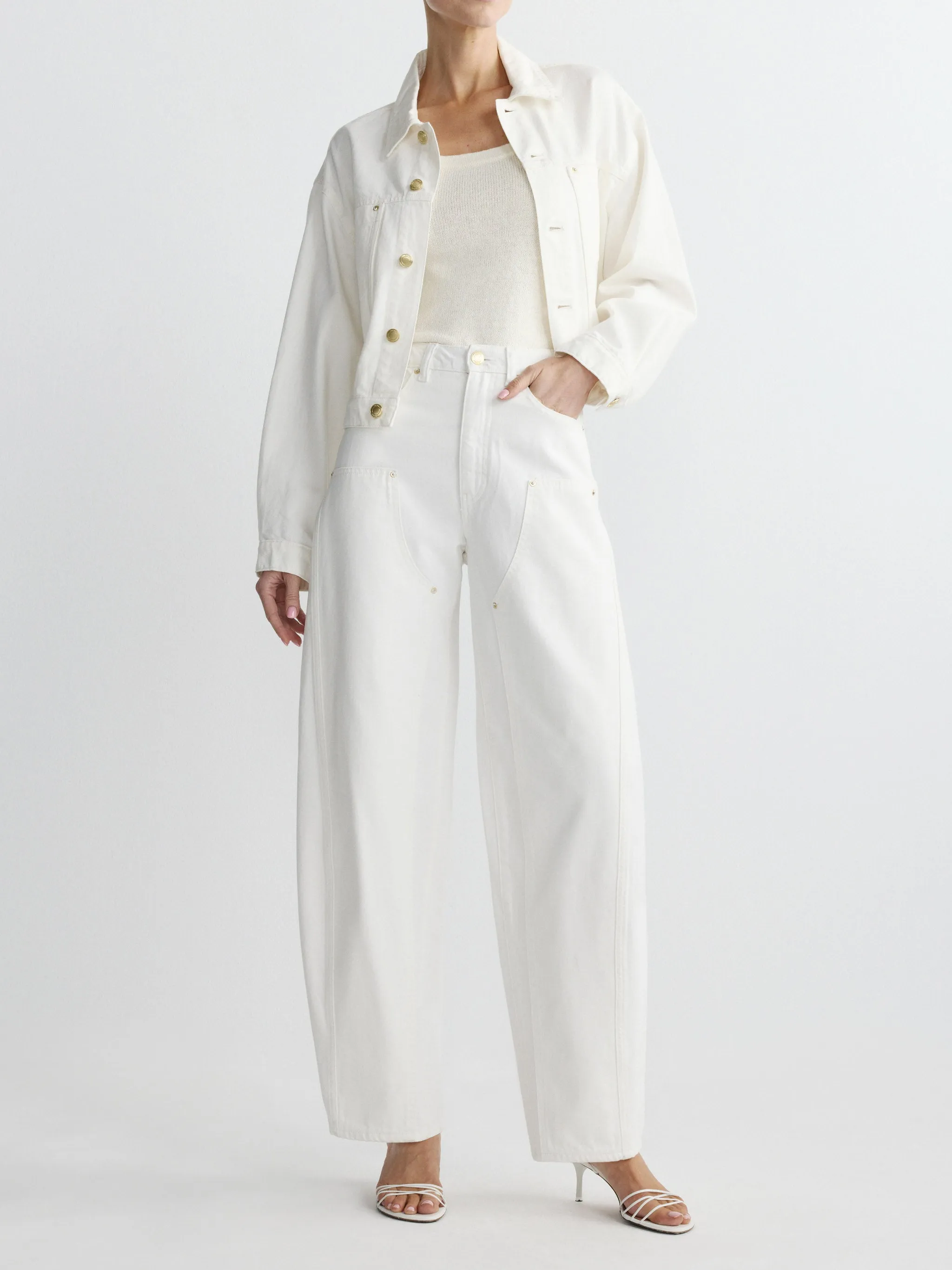 Miro Barrel High Rise 31" Jeans | White Foundry sold by DL1961 product image thumbnail 2